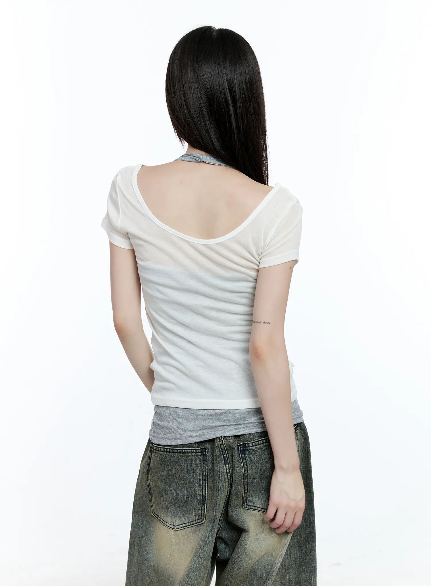 47 Graphic Loose-Fit T-Shirt CG507 - Image 6