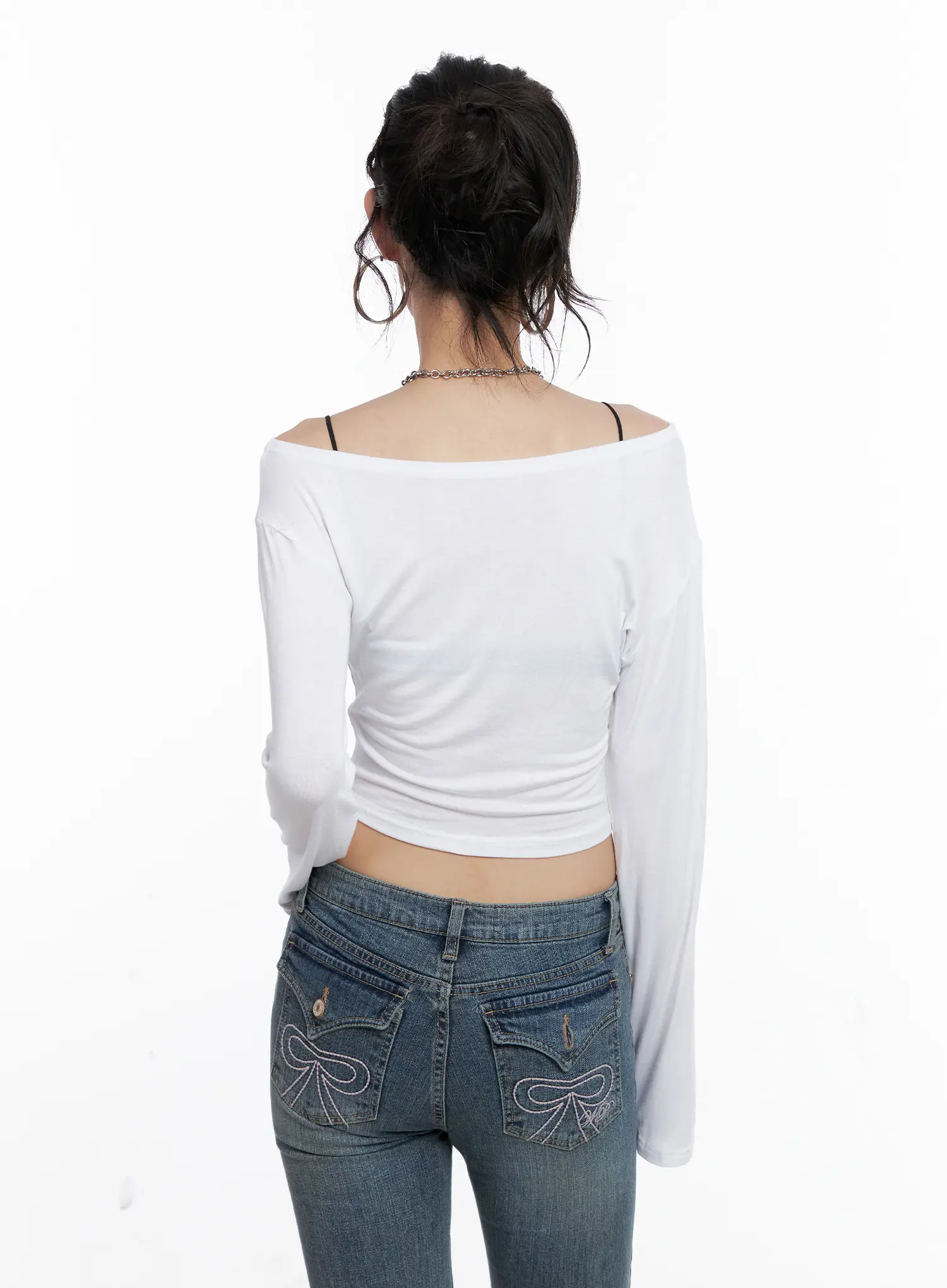 76 Long-Sleeve Crop Top CS510 - Image 6