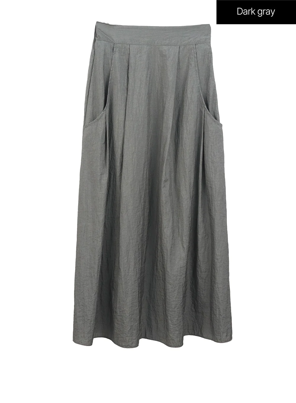A-Line Nylon Maxi Skirt IU326 - Image 15