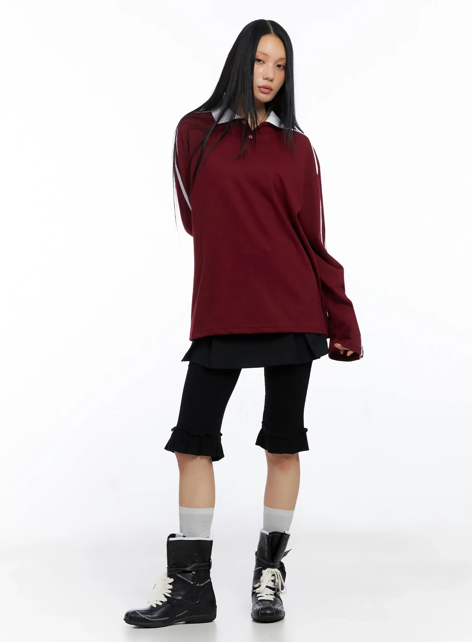 A-Line Pleated Skirt IO516 - Image 3