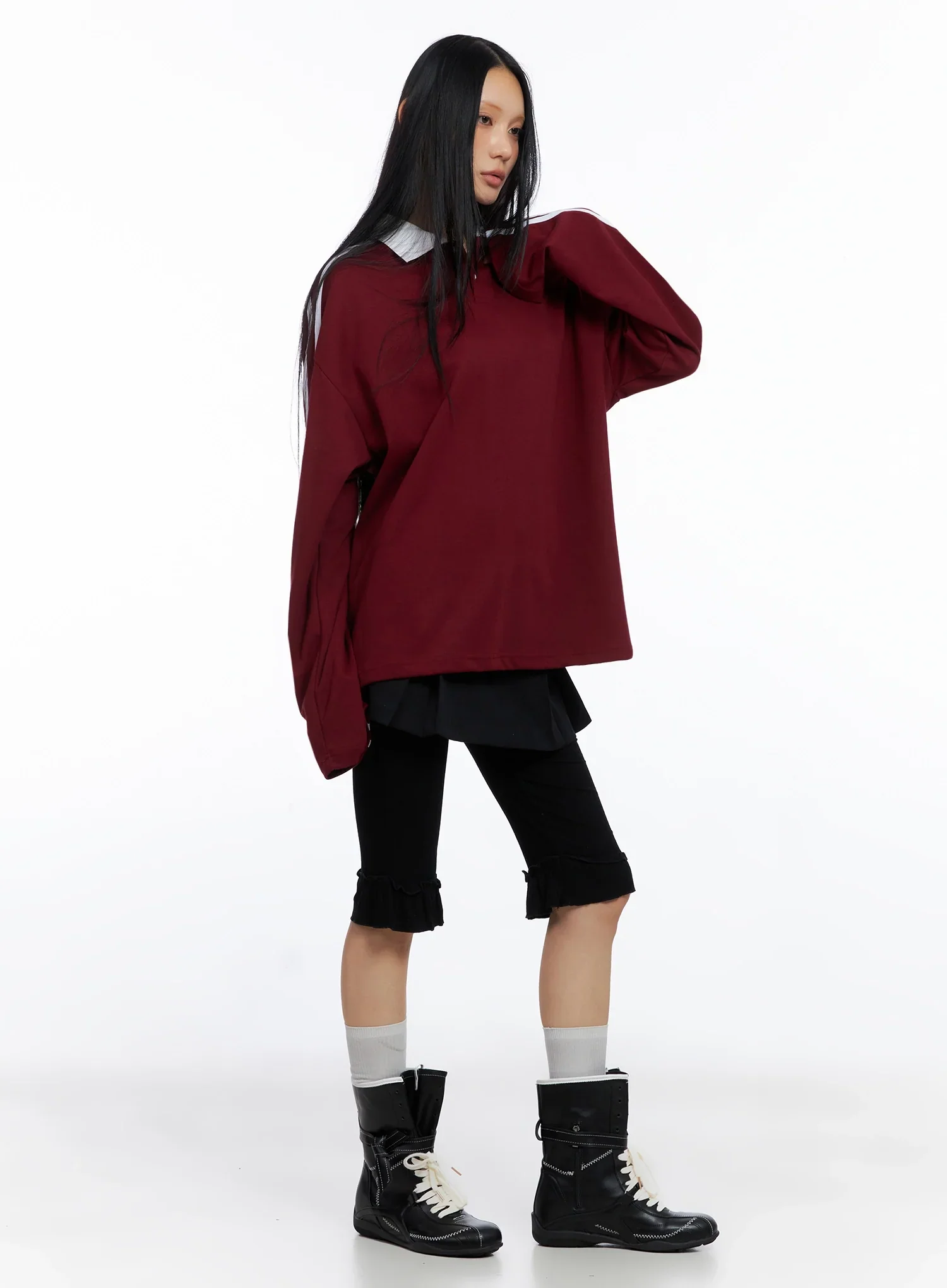 A-Line Pleated Skirt IO516 - Image 4