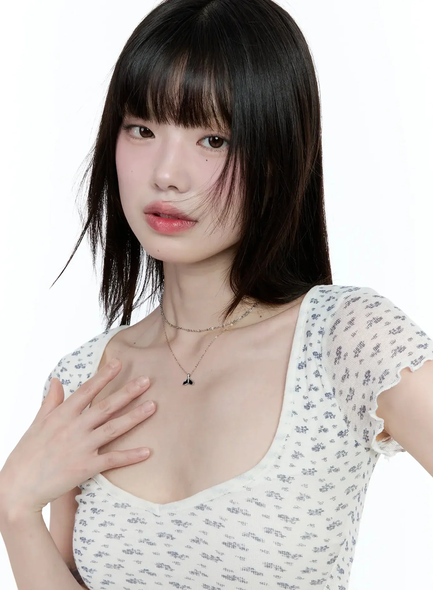 [ACC] Castleton Little Black Tail Necklace IG507 - Image 3