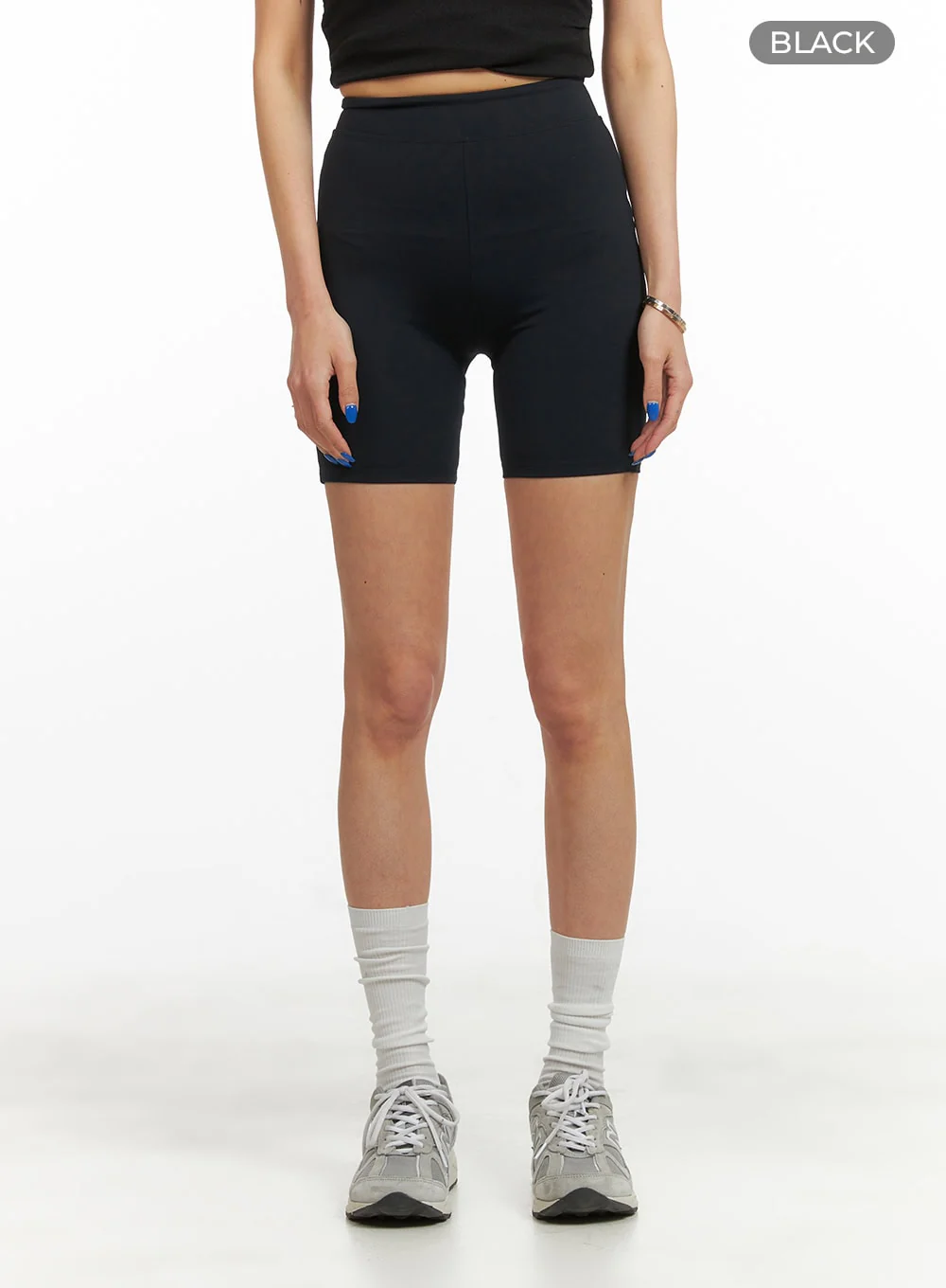 Activewear Solid Biker Shorts CY423 - Image 7
