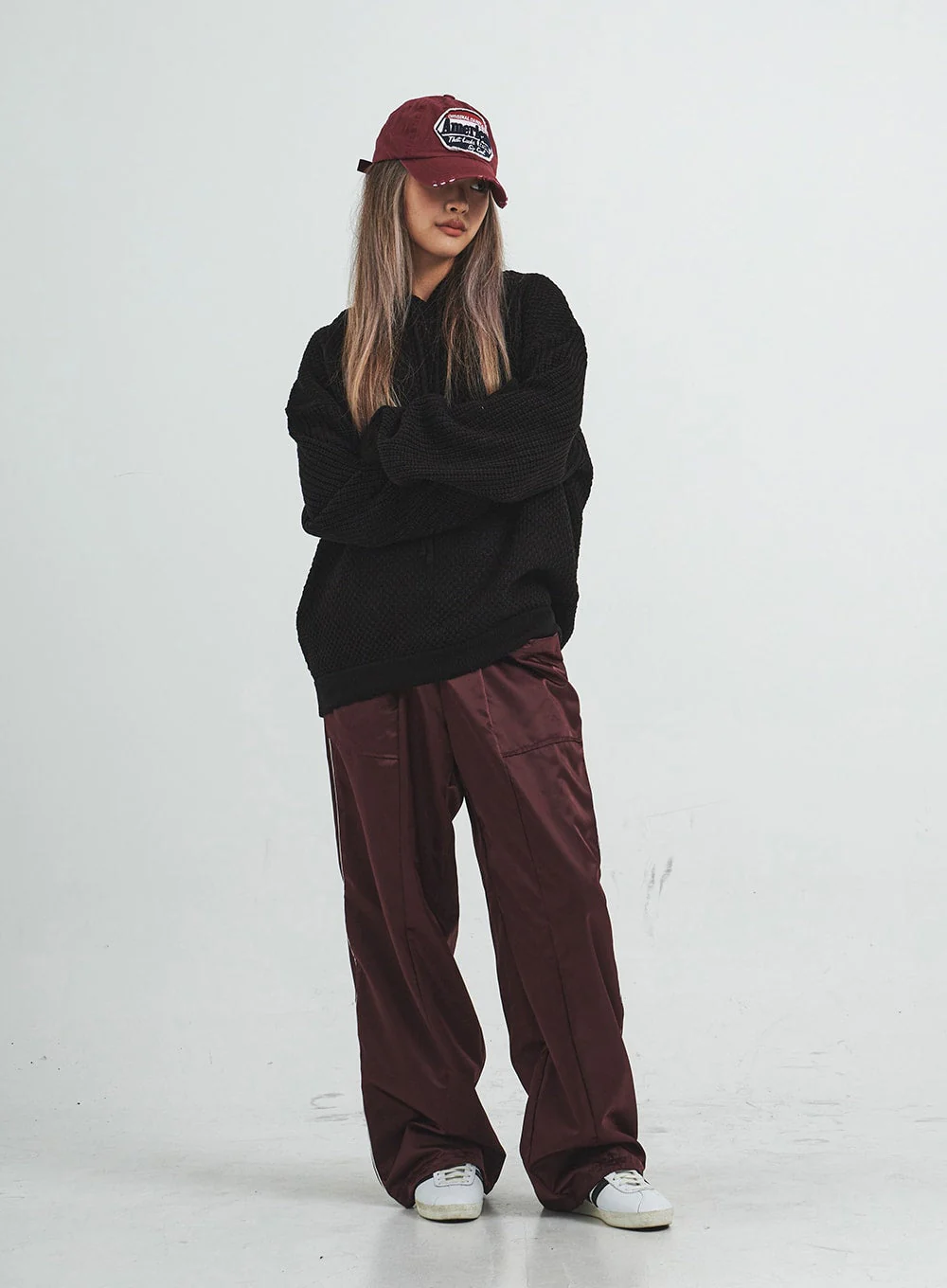 Aida Nylon Bending Wide Pants Unisex CS15 - Image 13