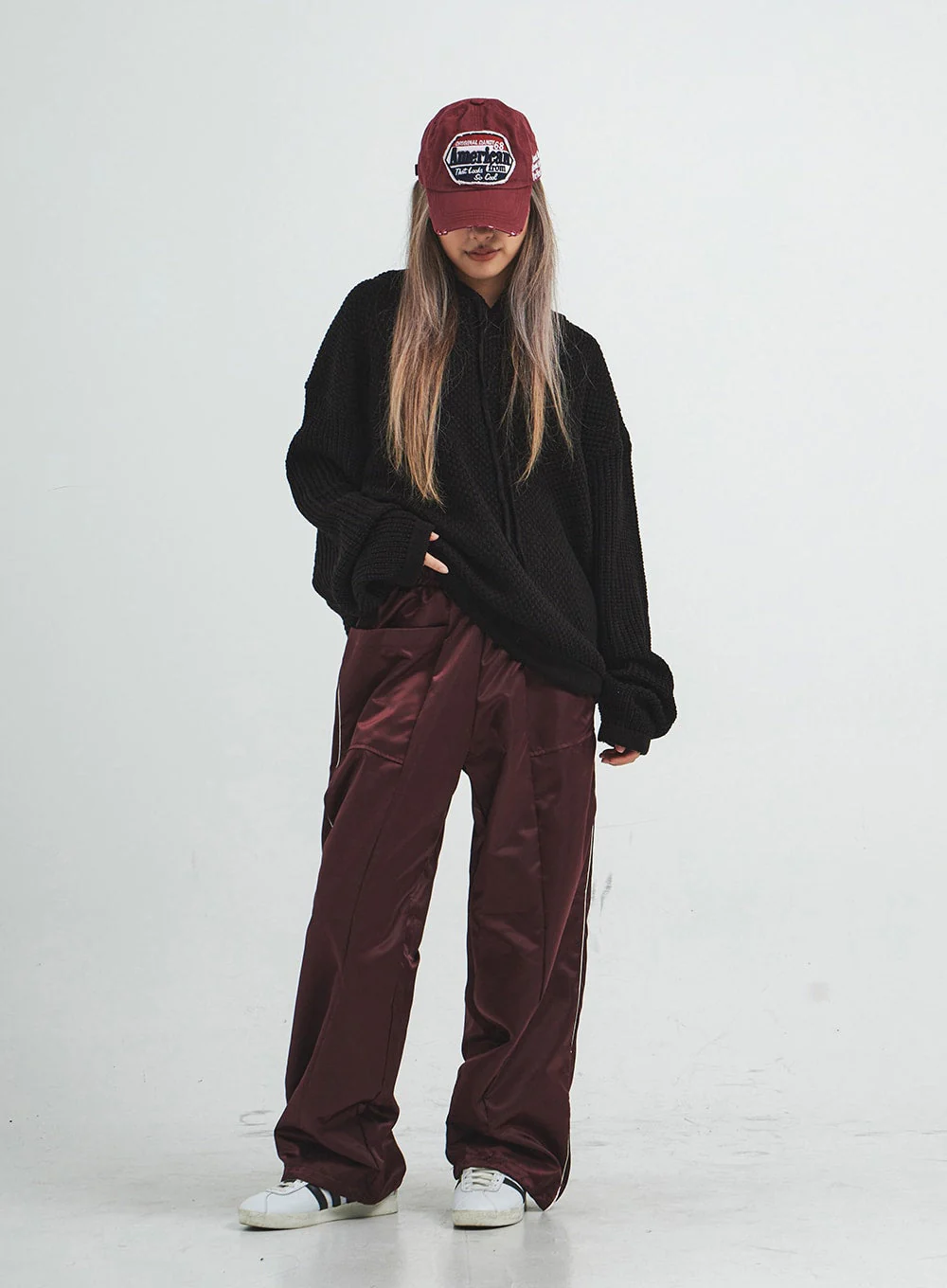 Aida Nylon Bending Wide Pants Unisex CS15 - Image 4