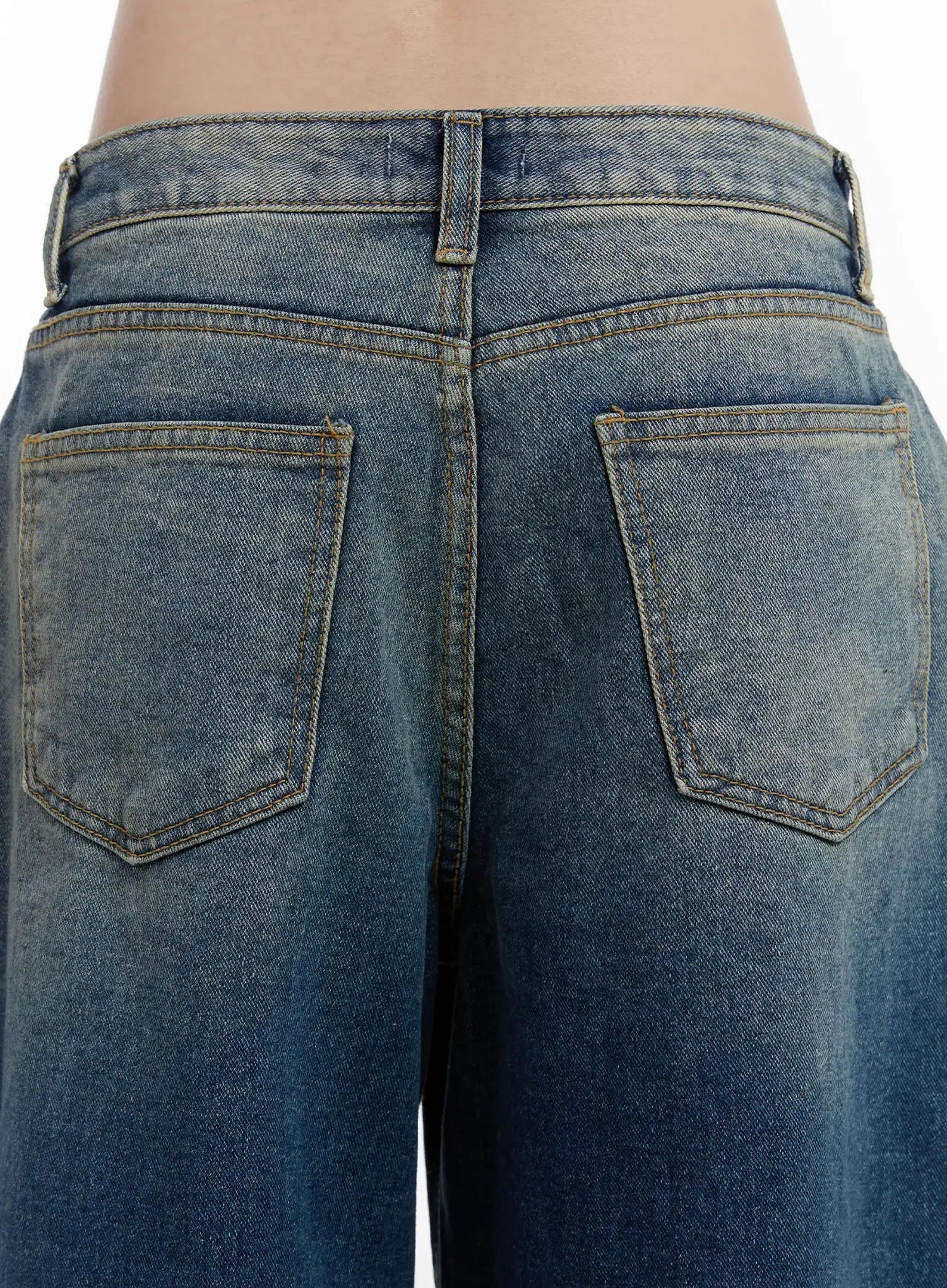 Ailany Washed Baggy Jeans IJ516 - Image 12