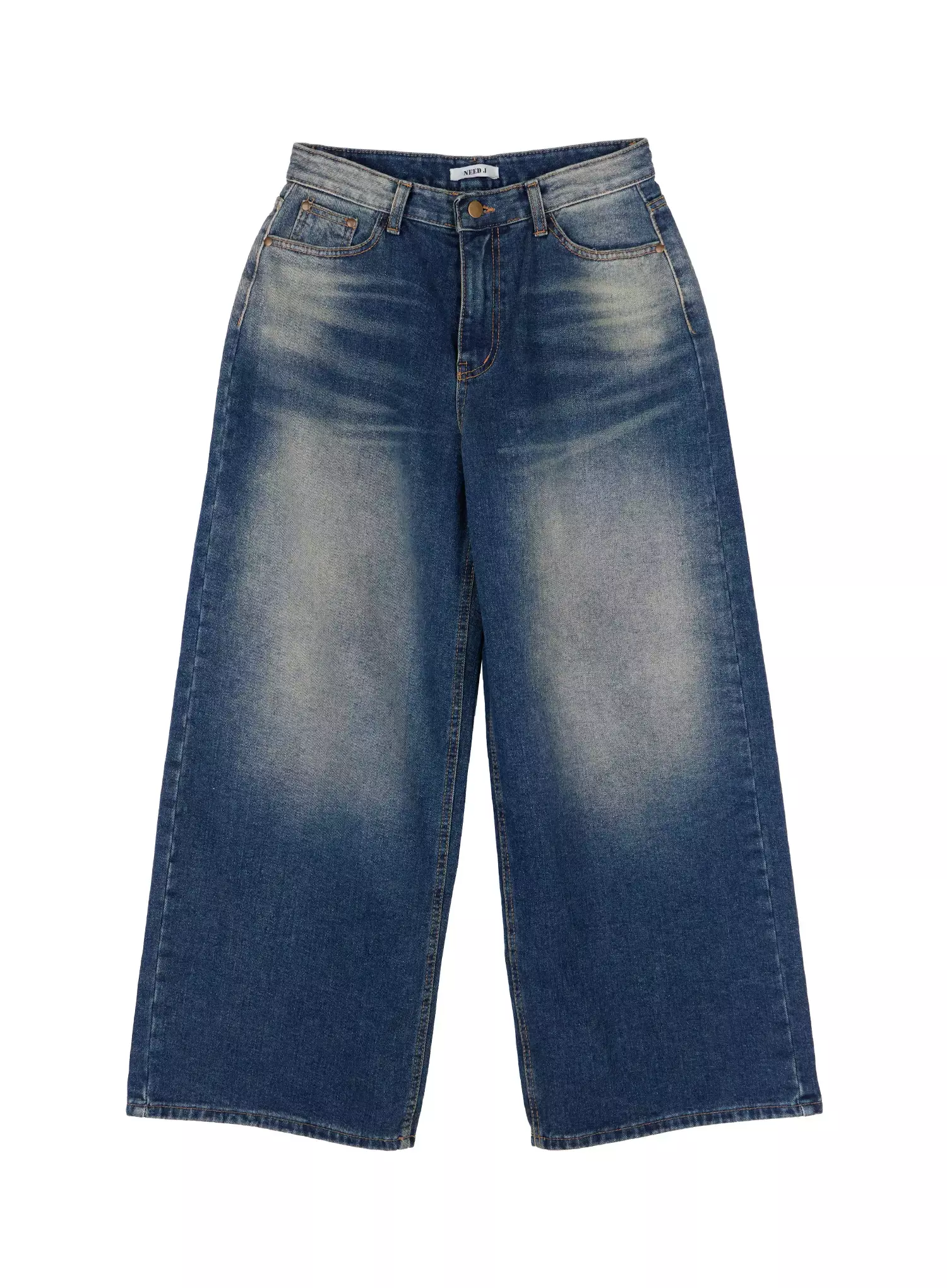Ailany Washed Baggy Jeans IJ516 - Image 14