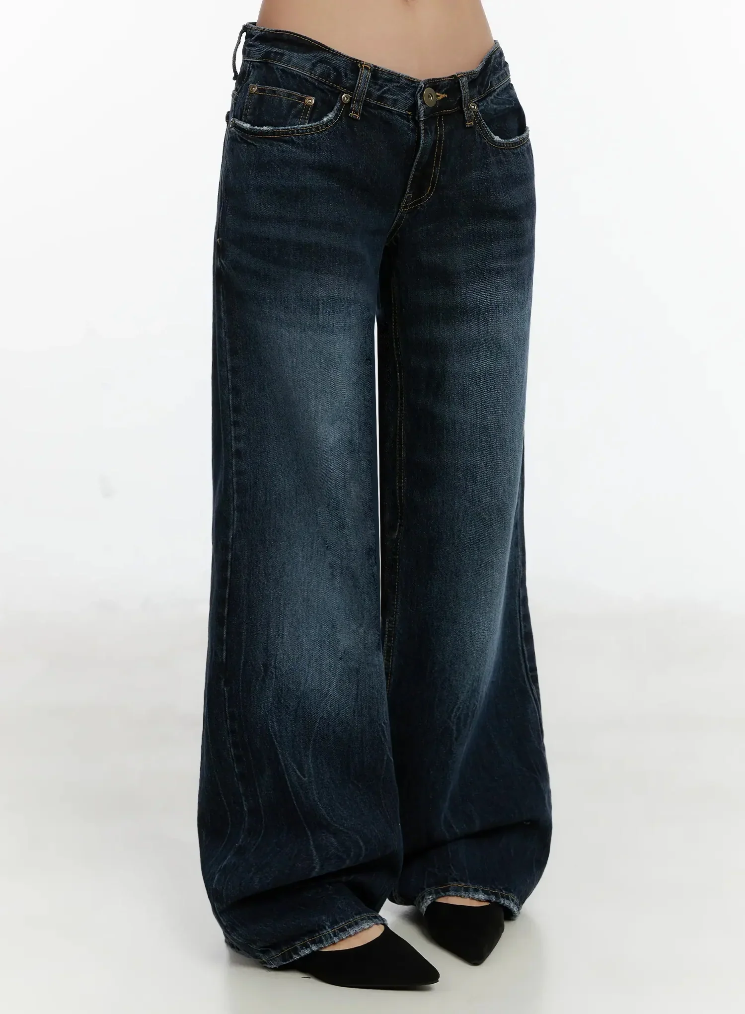 Aimee Low Rise Wide Leg Jeans ID525 - Image 6
