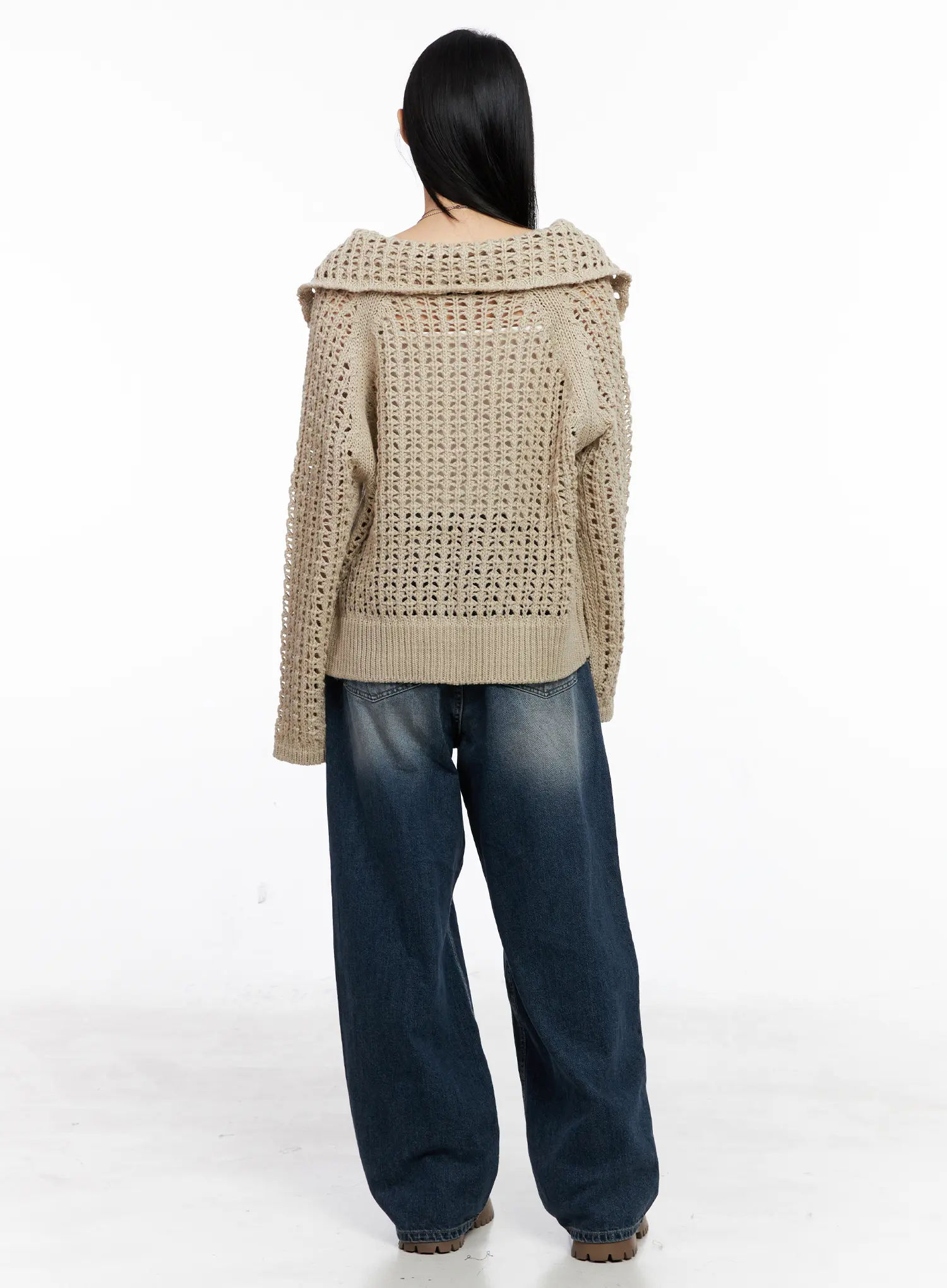 Aisha Washed Baggy Jeans CC1109 - Image 7