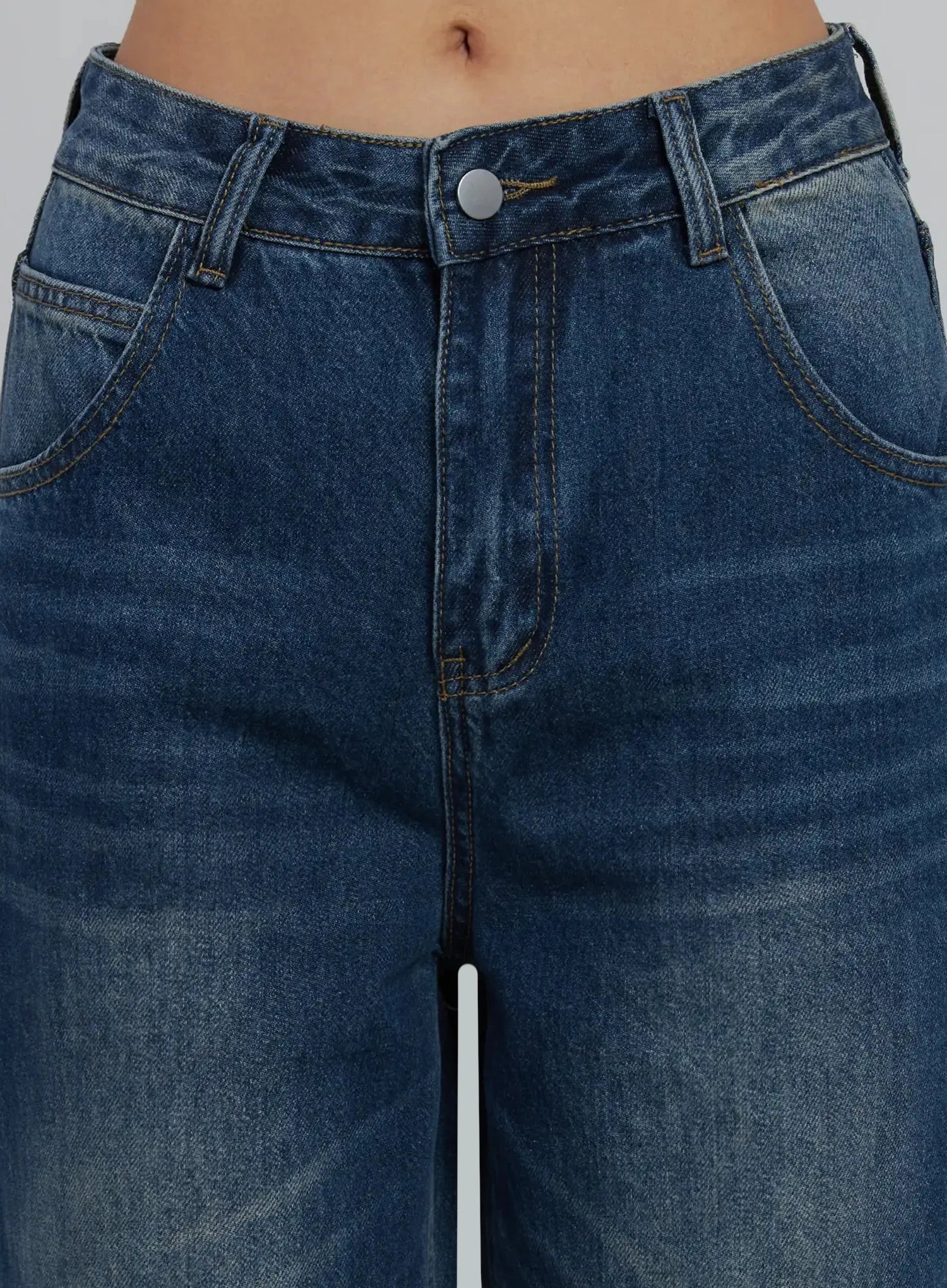 Alaina Wide Leg Jeans IJ508 - Image 4