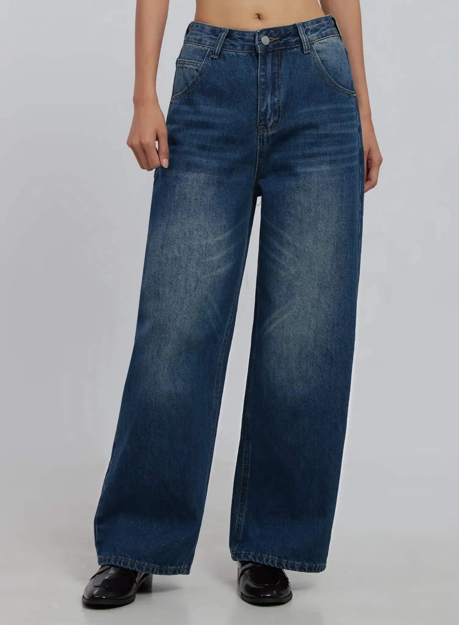 Alaina Wide Leg Jeans IJ508 - Image 5