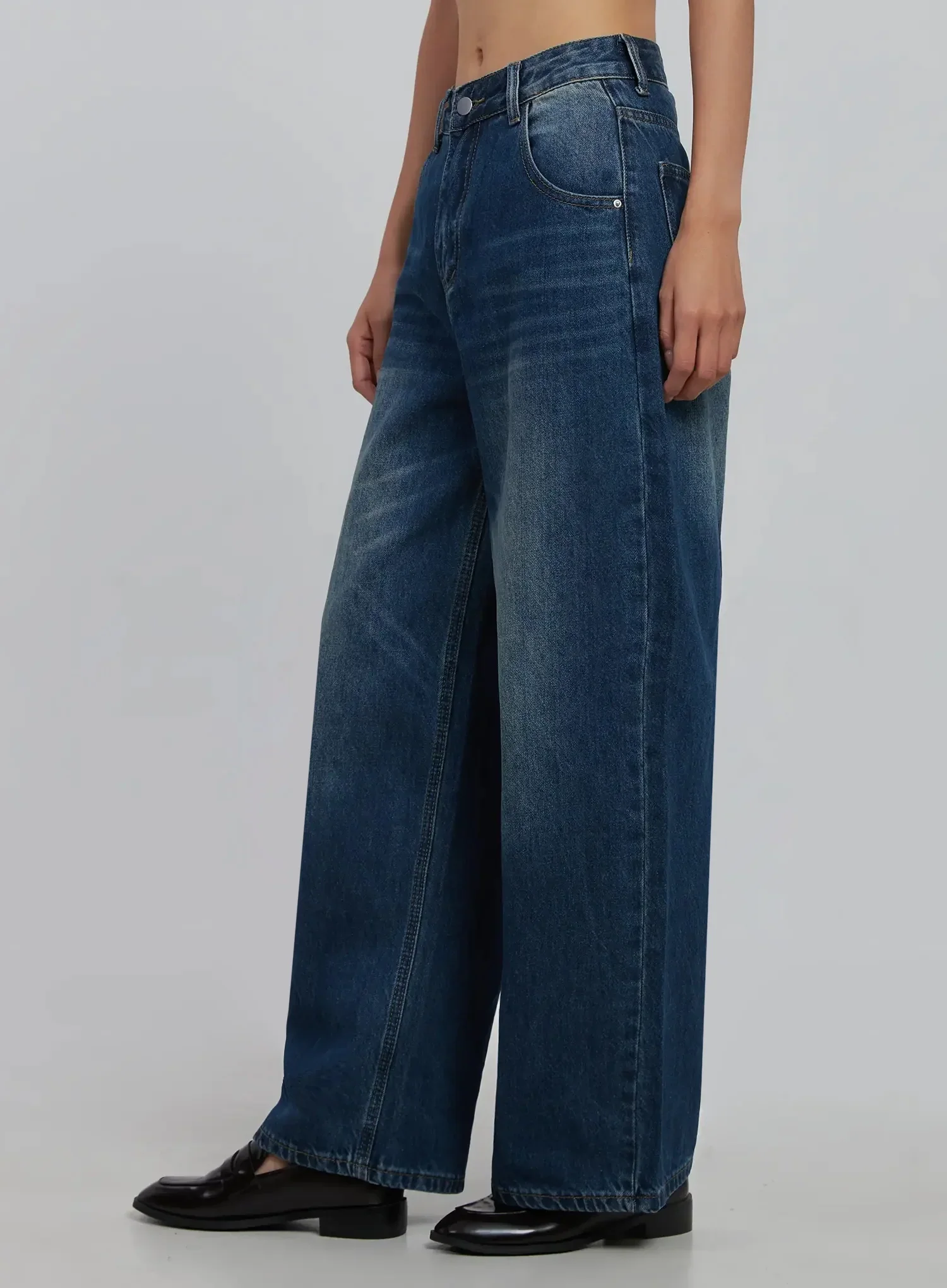 Alaina Wide Leg Jeans IJ508 - Image 9
