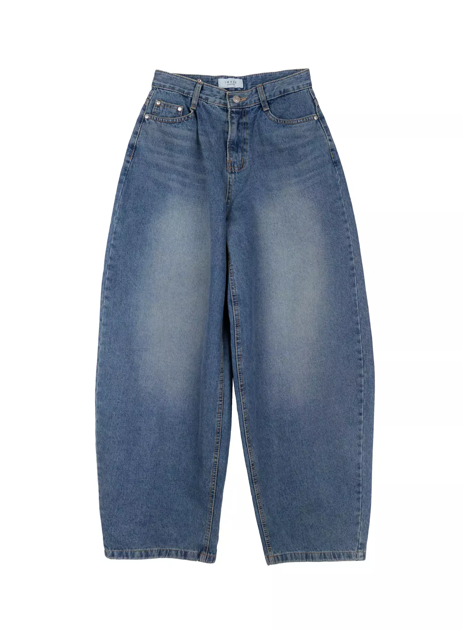 Alani Vintage Wash Wide-Leg Jeans IN525 - Image 14