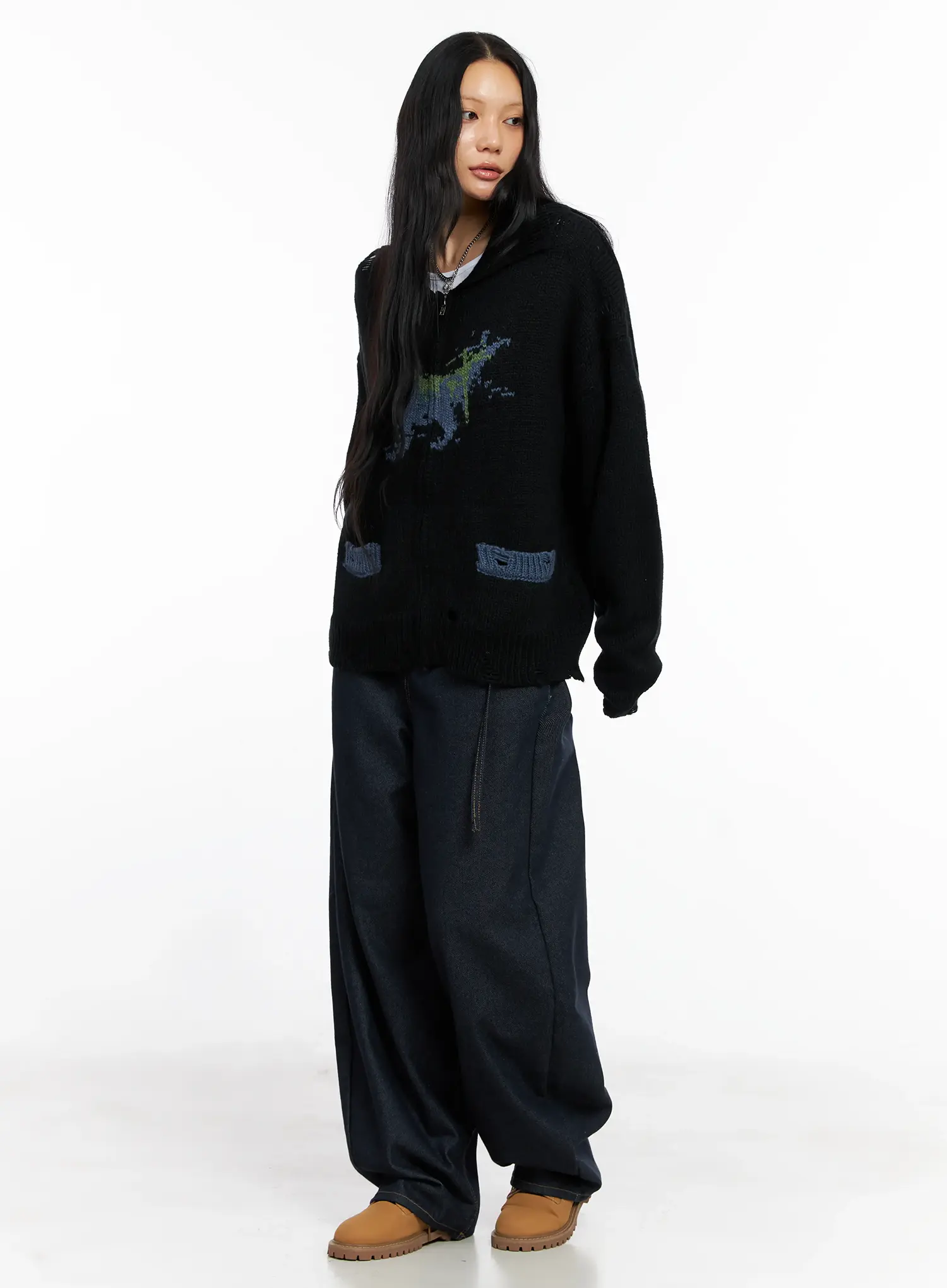 Alanna Sun Belt Baggy Jeans CO528 - Image 5