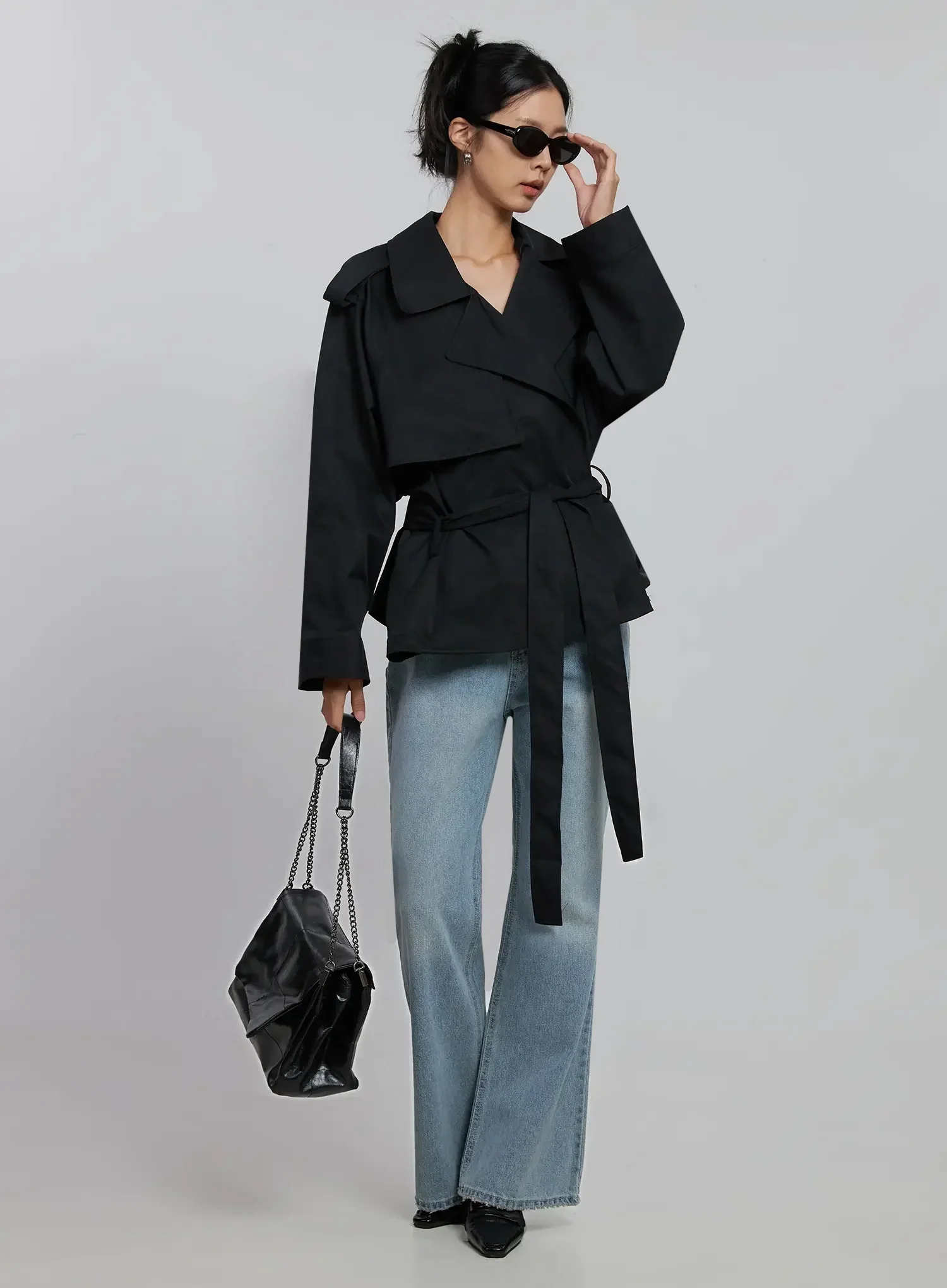 Alena Straight Leg Flared Jeans ID516 - Image 2