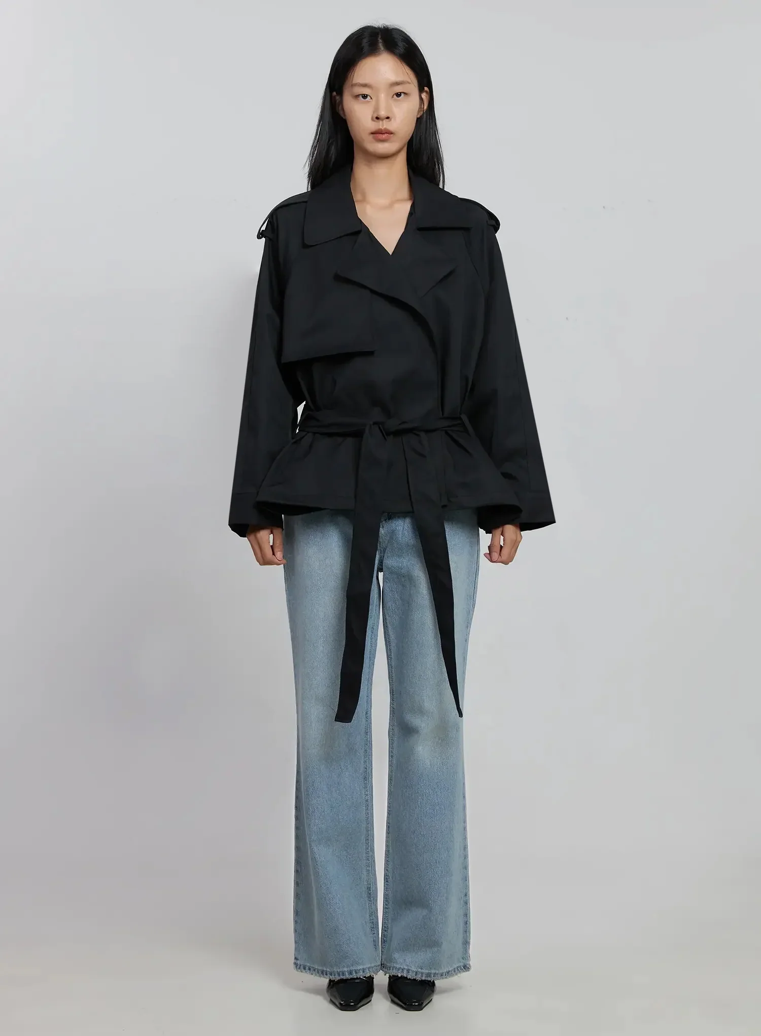 Alena Straight Leg Flared Jeans ID516 - Image 6