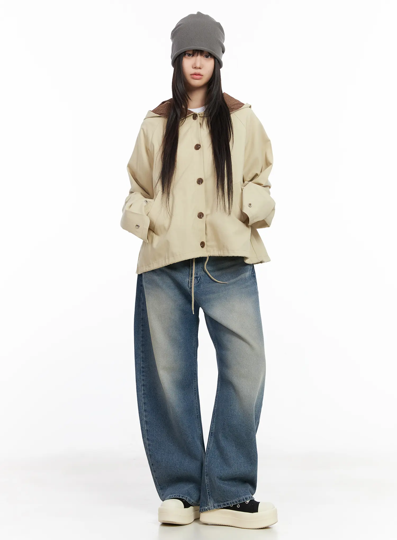 Alizah Vintage Wash Wide-Leg Jeans CM512 - Image 2