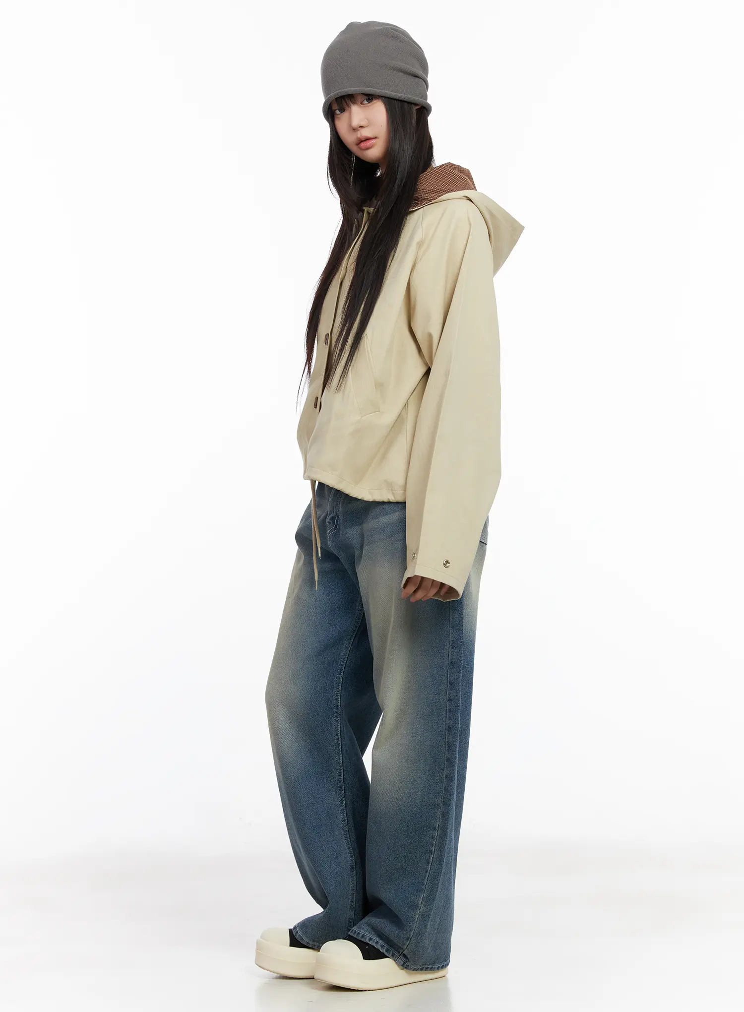 Alizah Vintage Wash Wide-Leg Jeans CM512 - Image 3