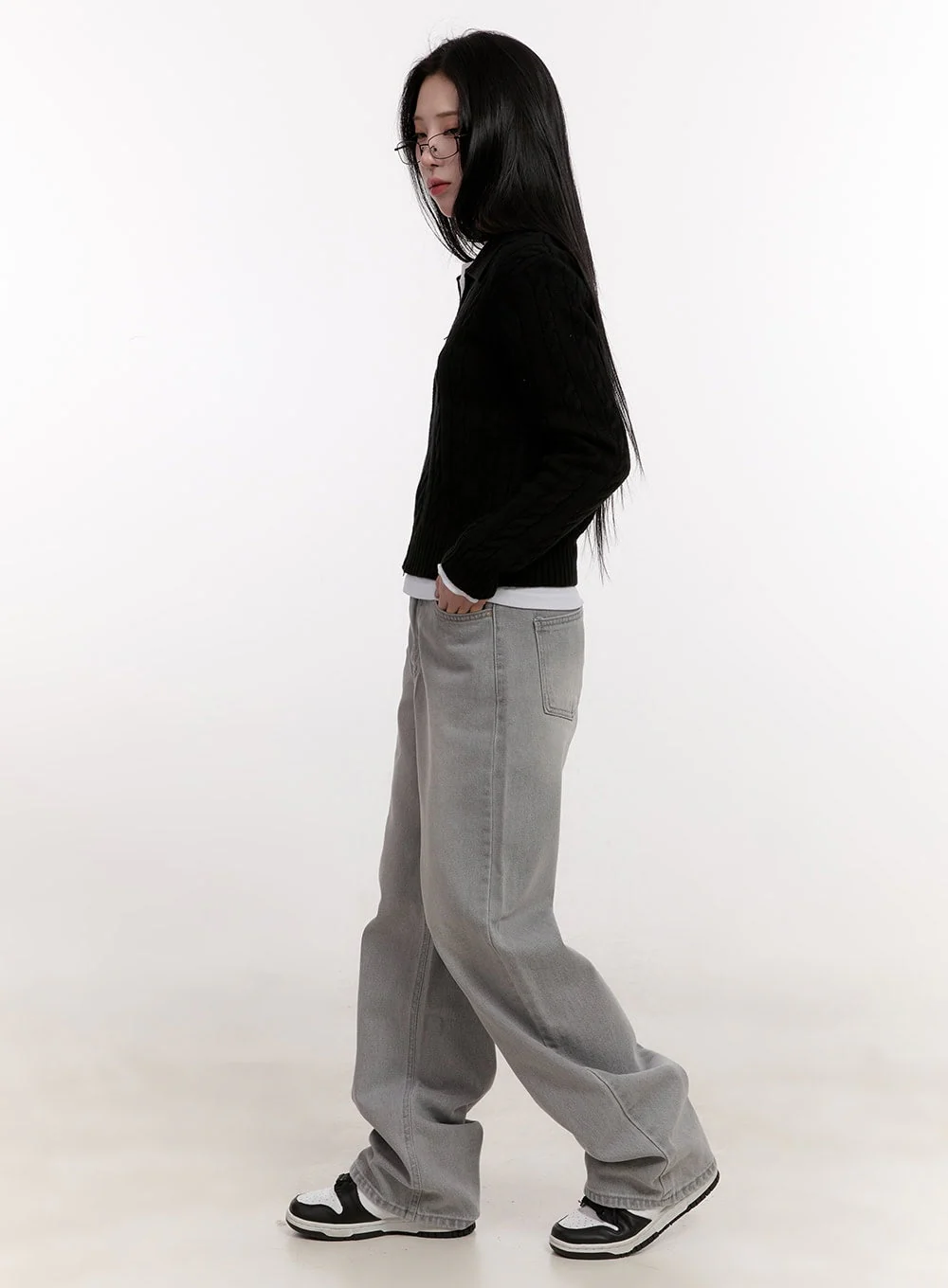 Ally Wide-Leg Jeans CJ531 - Image 3