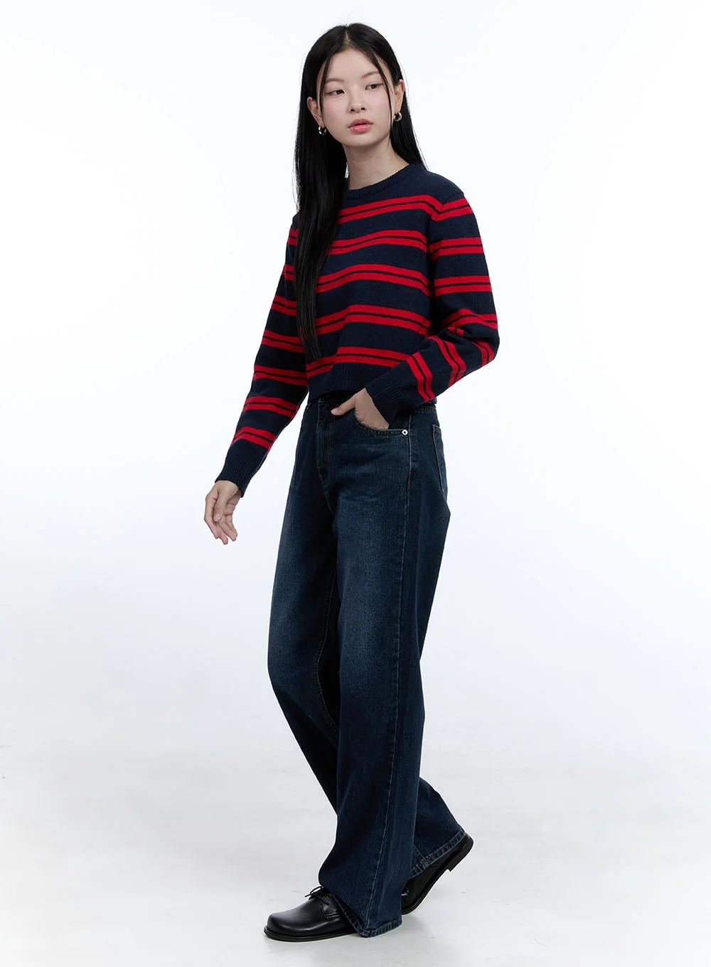 Amelia Wide-Leg Jeans OO429 - Image 4
