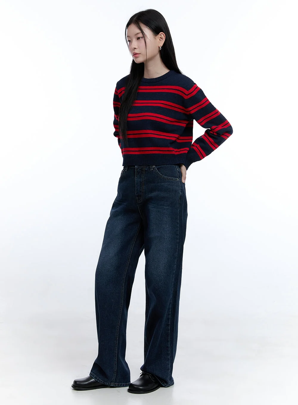 Amelia Wide-Leg Jeans OO429 - Image 7