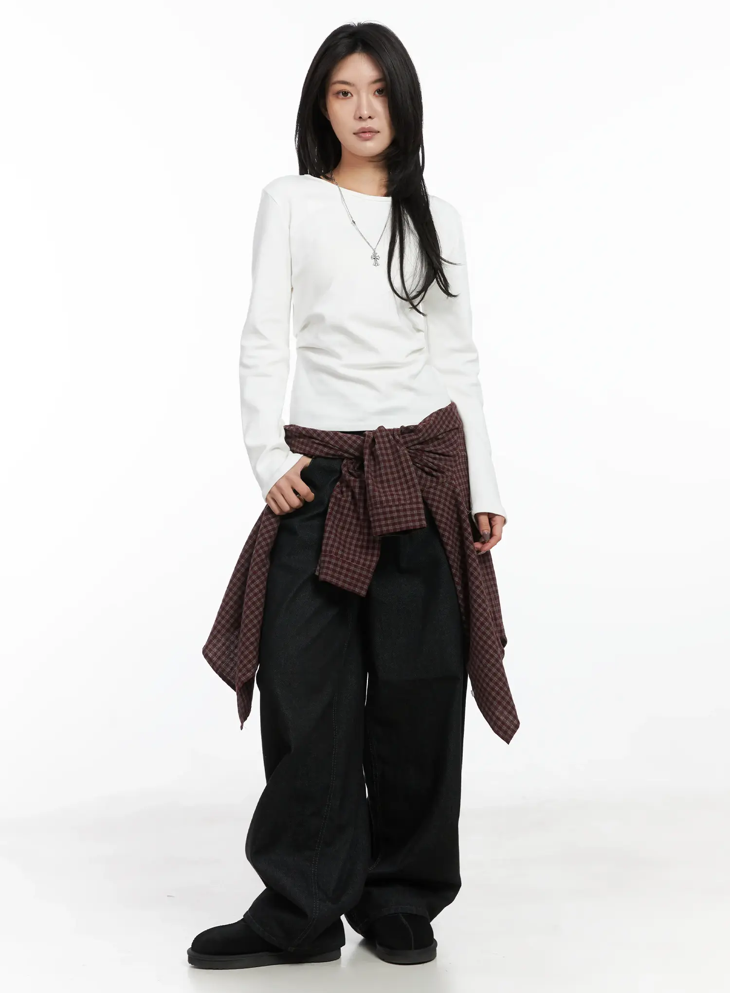 Anaiah Wide Leg Button-Up Jeans CN528 - Image 2