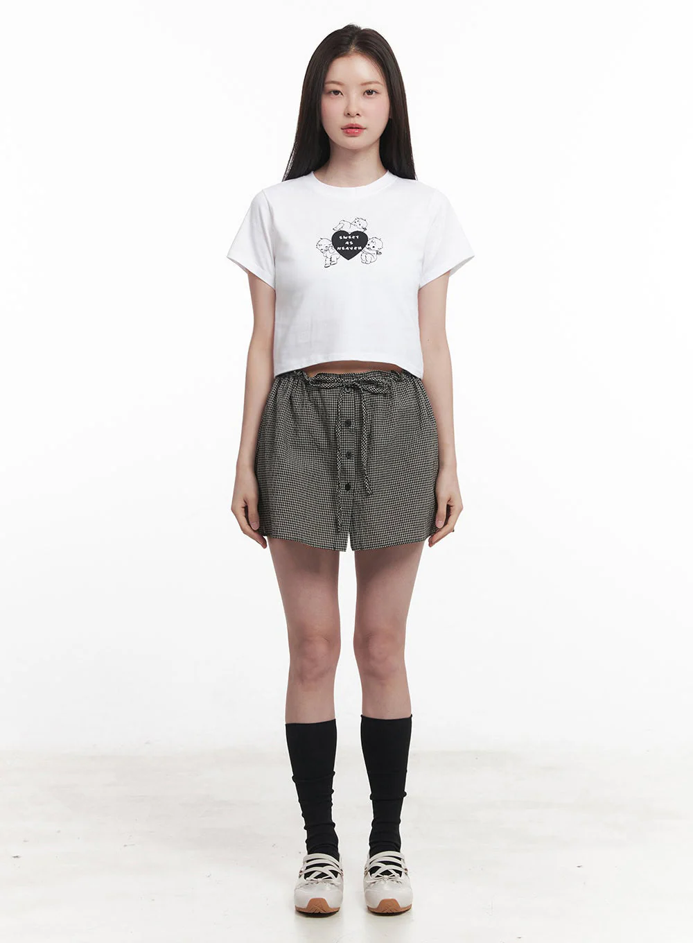 Angel Graphic Crop Top IY513 - Image 5