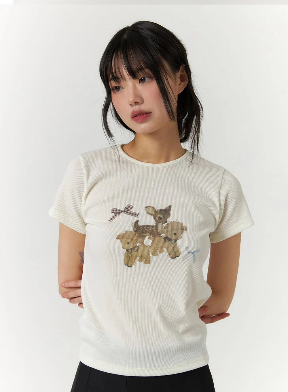 Animal Graphic Short Sleeve Tee CF407 - Image 5