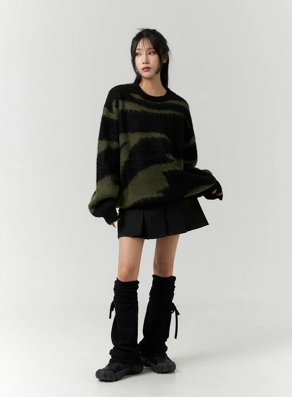 Animal Pattern Knit Sweater CN321 - Image 6
