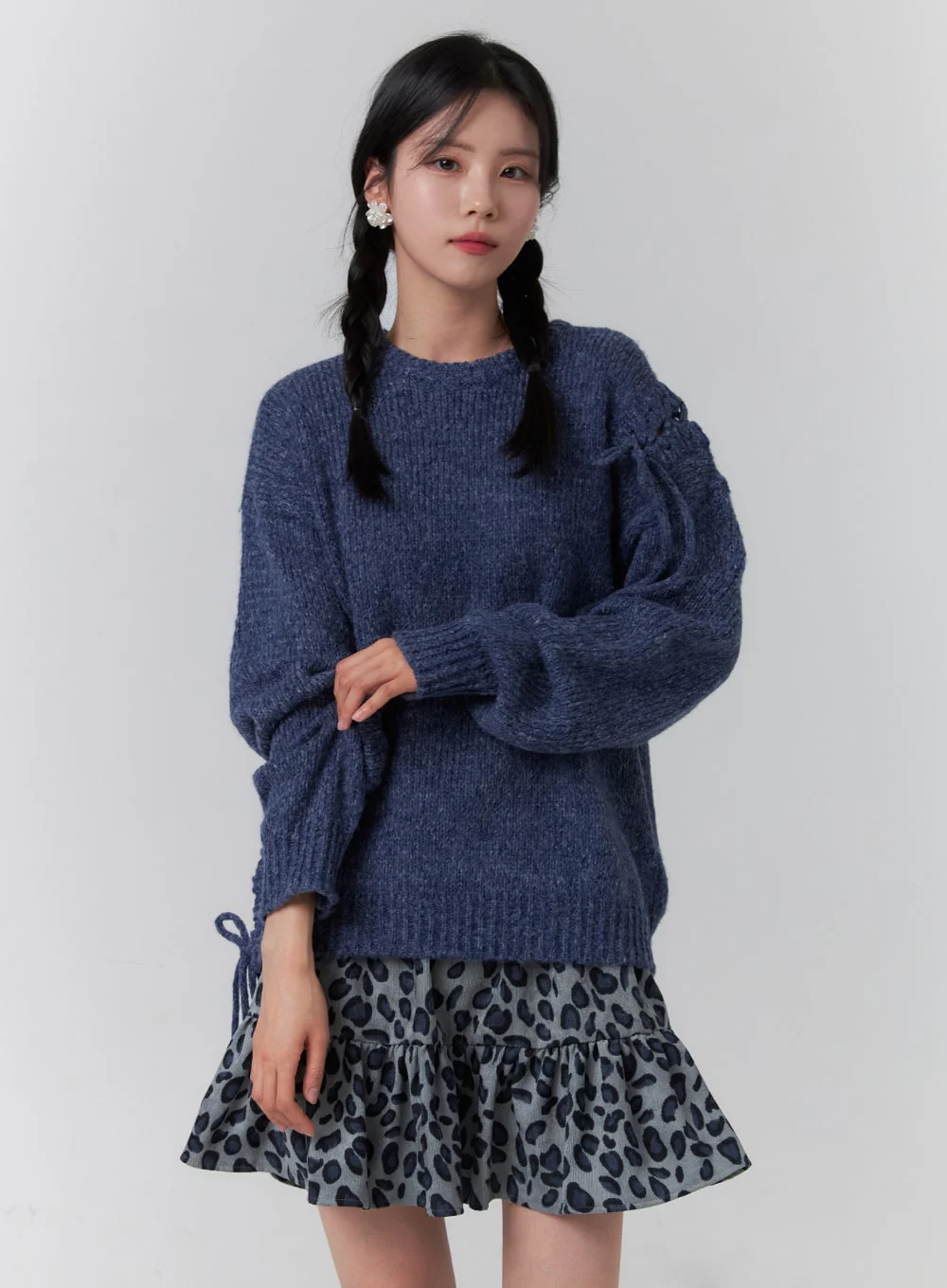 Animal Print Ruffle Hem Mini Skirt OJ417 - Image 6