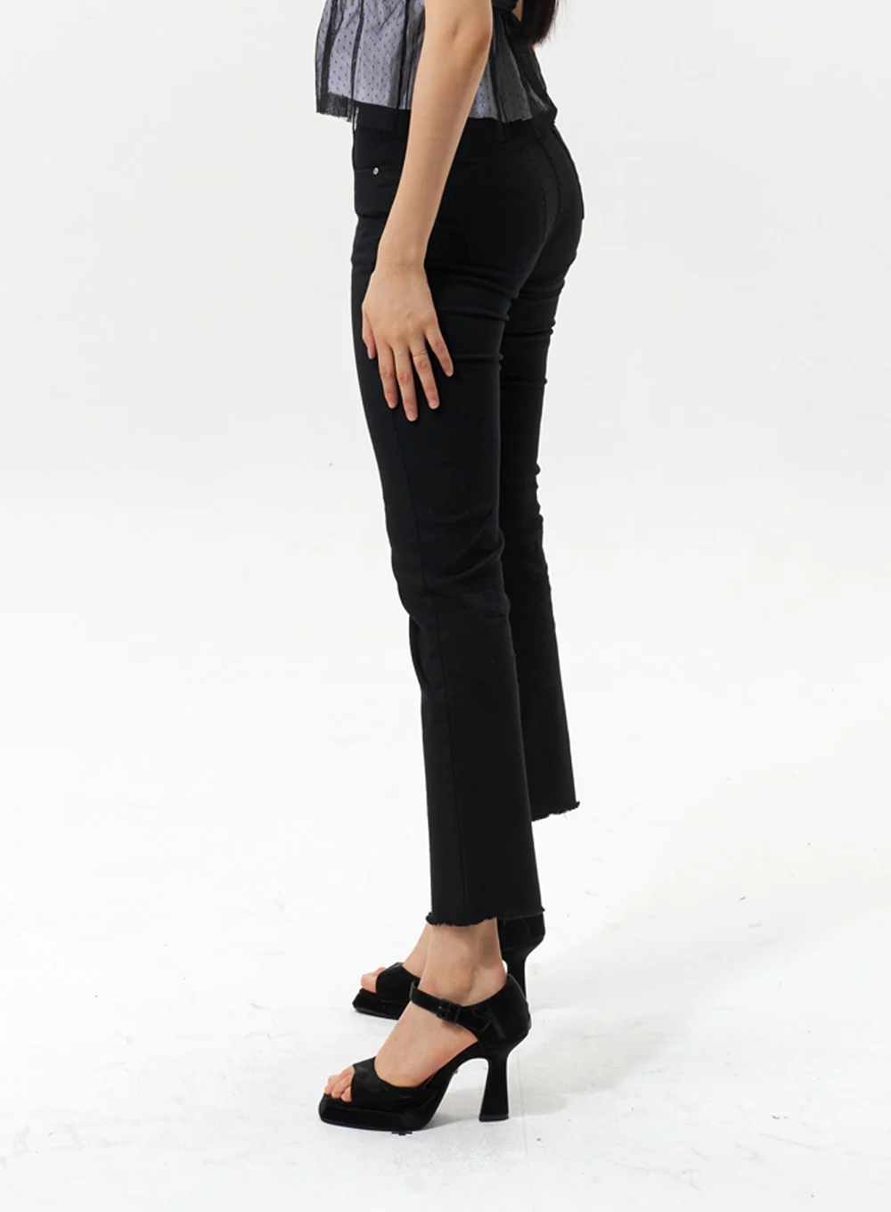 Ankle Bootcut Pants IU322 - Image 3