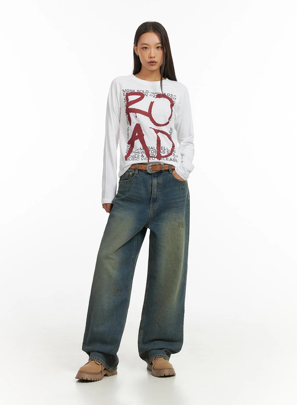 Anya Wide Fit Denim Jeans IO409 - Image 4