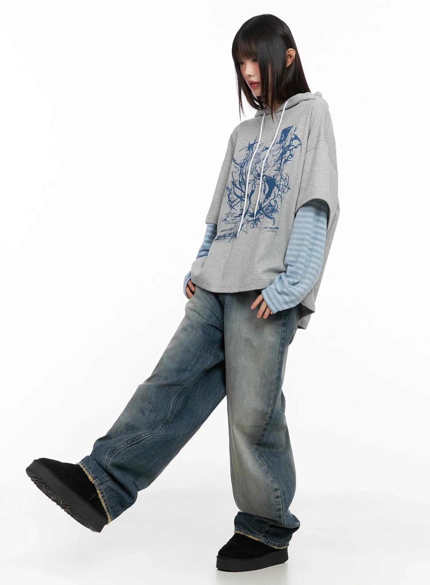 Ara Vintage Loose Fit Jeans IN507 - Image 9