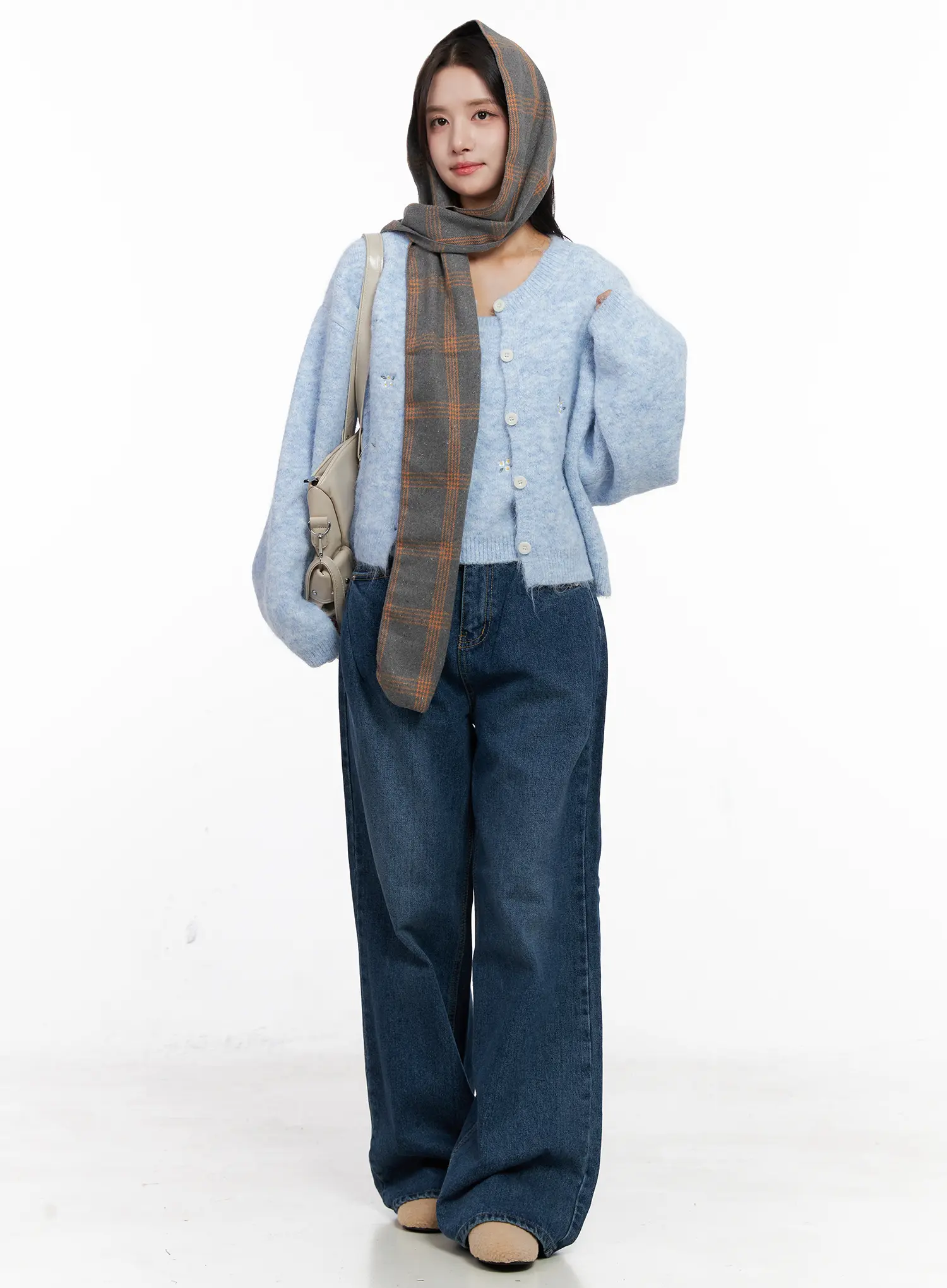 Ariah Wide Leg Baggy Jeans CO523