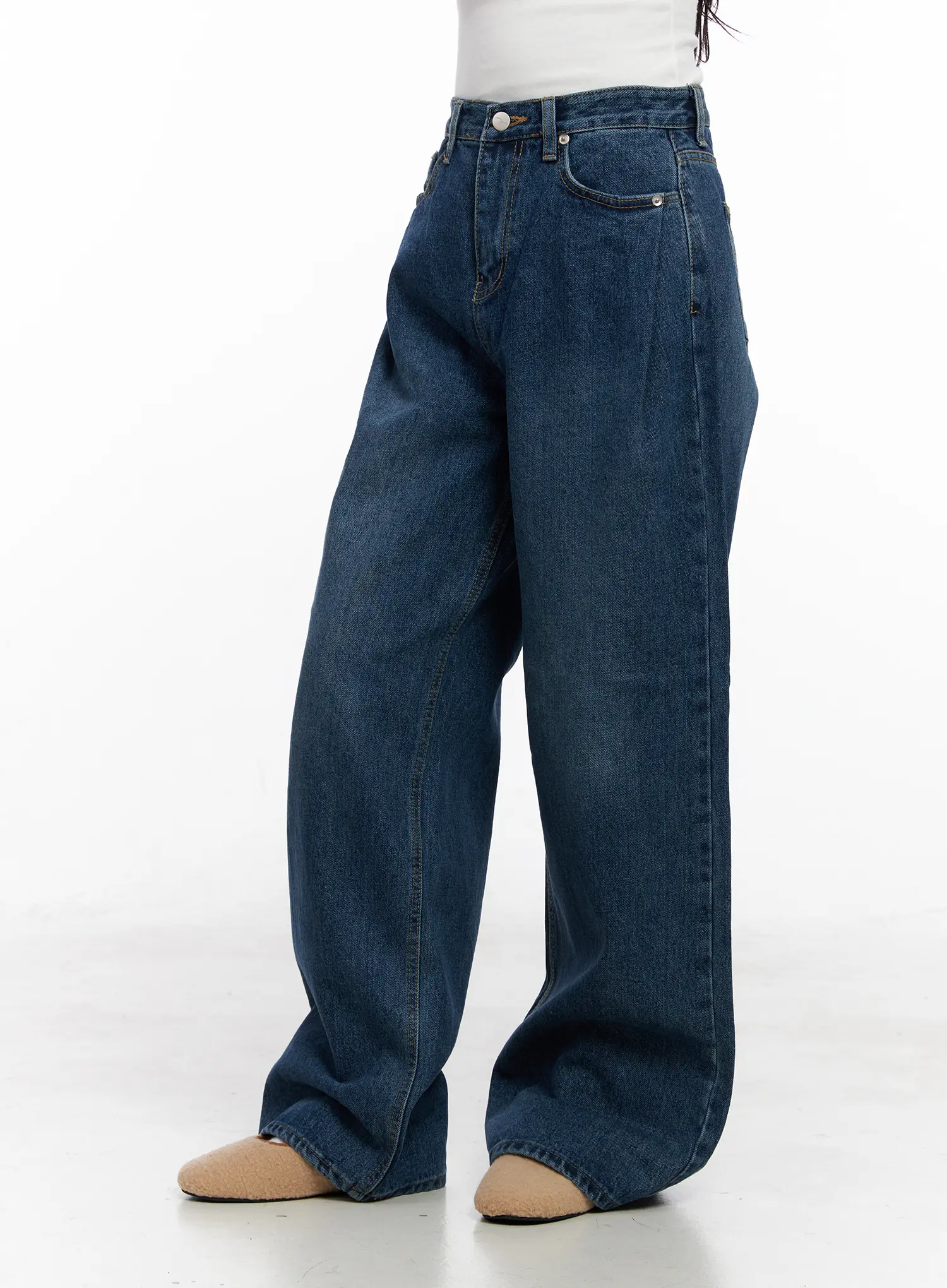 Ariah Wide Leg Baggy Jeans CO523 - Image 6
