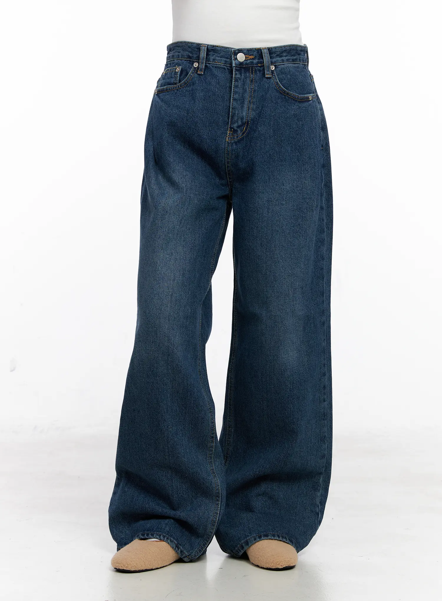 Ariah Wide Leg Baggy Jeans CO523 - Image 9