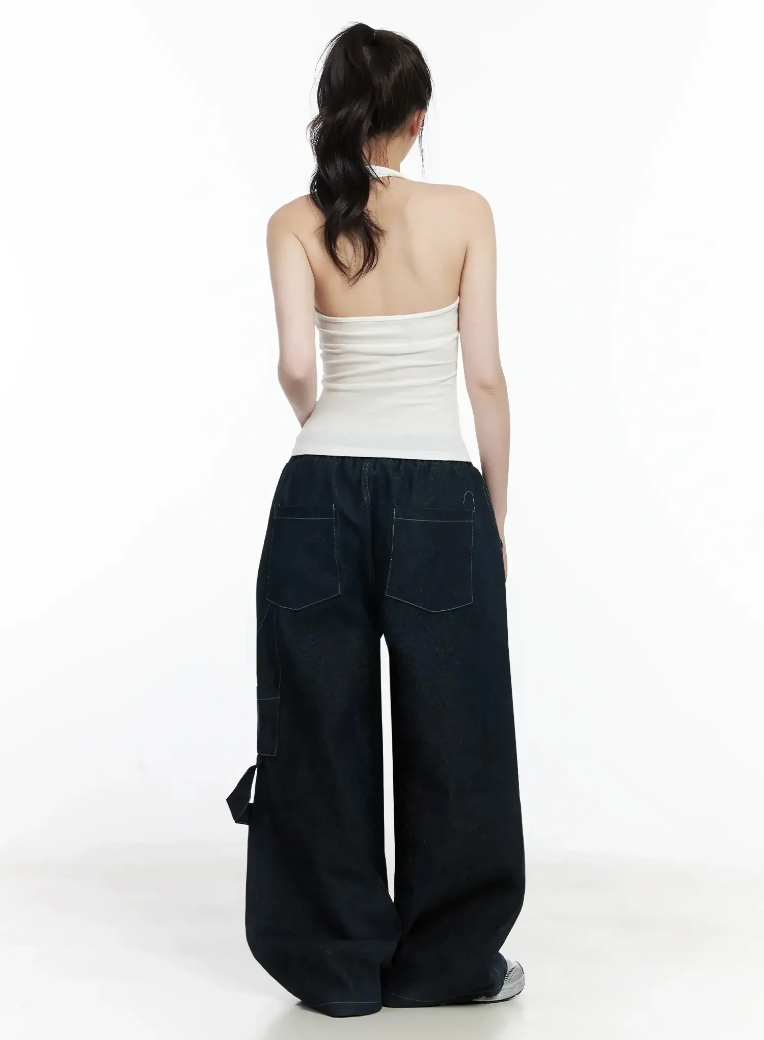 Ashlyn Carpenter Wide-Leg Jeans IJ528 - Image 8