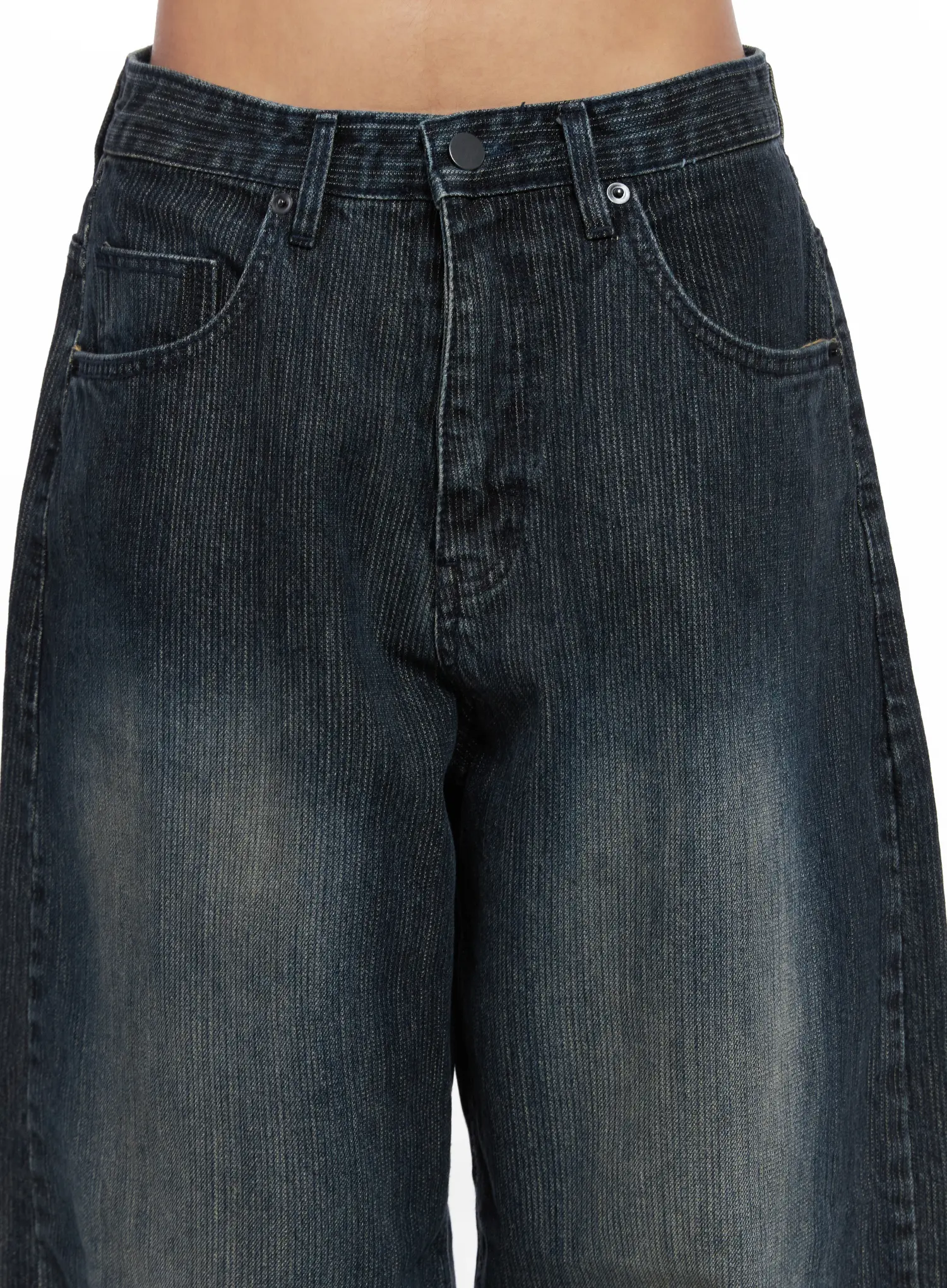 Aspyn Wide-Leg Washed Corduroy Jeans CO510 - Image 7