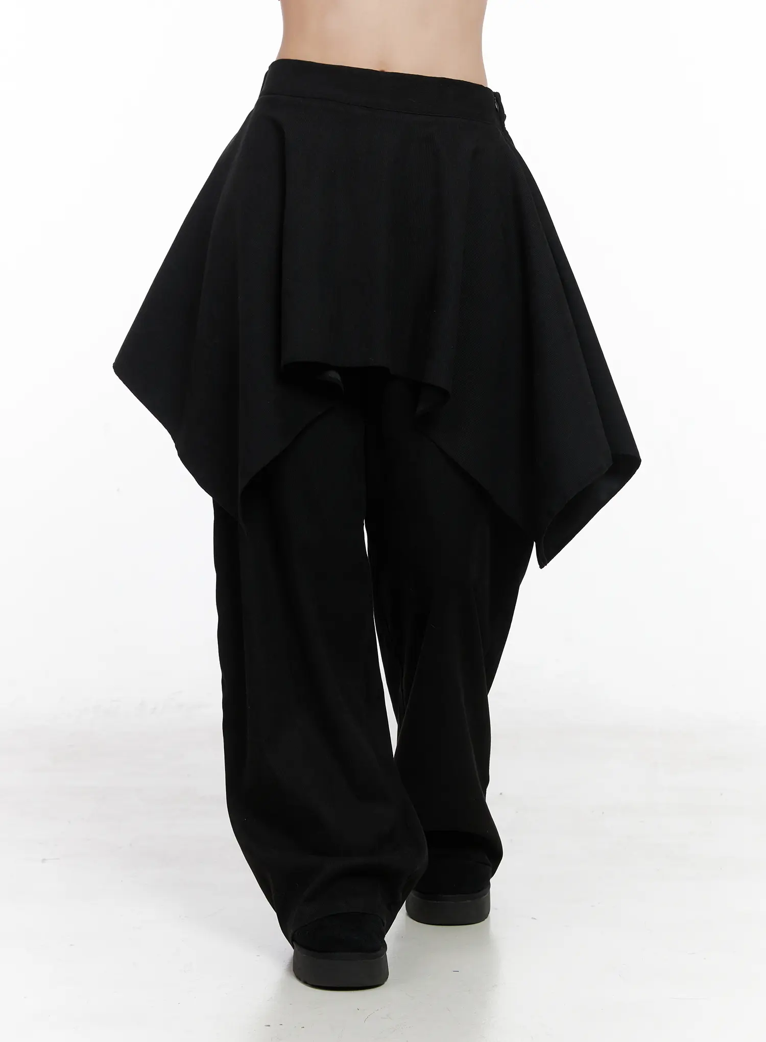 Asymmetric Layered Skirt Pants CN514 - Image 9