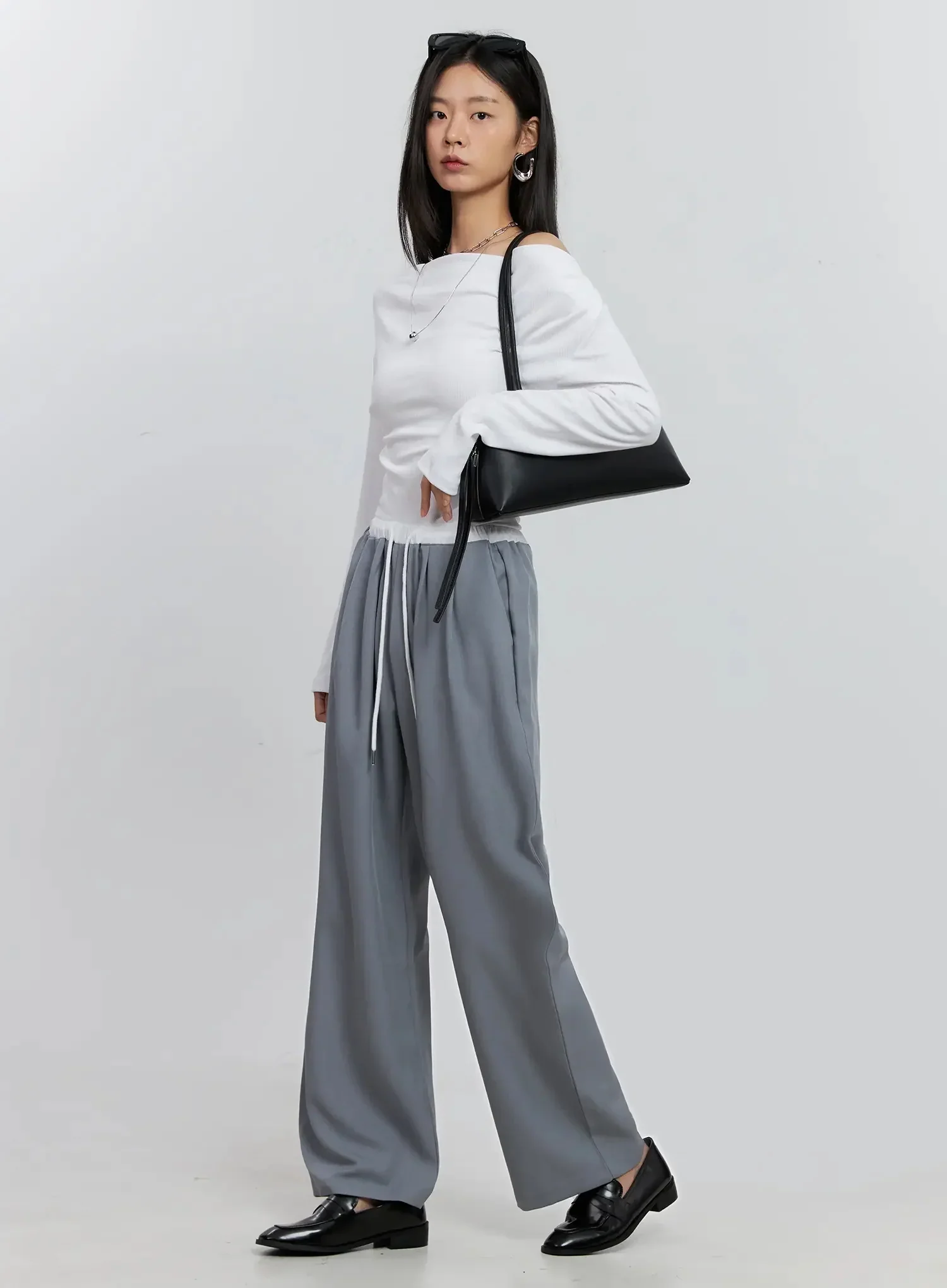 Asymmetric Long Sleeve Top IS516 - Image 28