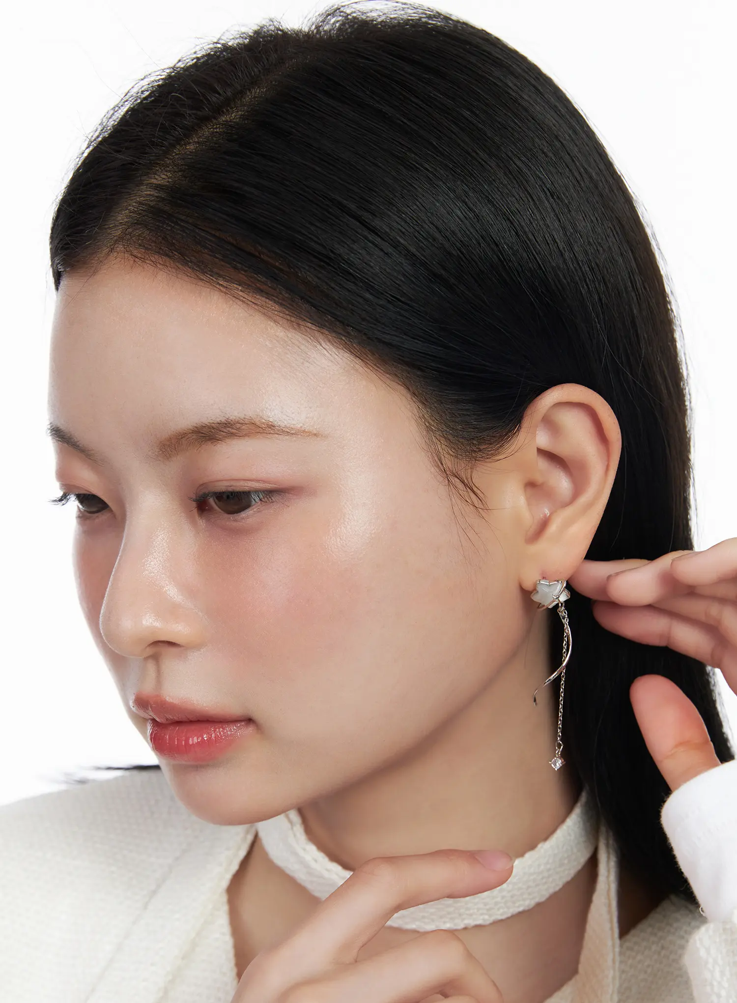 Asymmetric Star Earrings CJ523 - Image 3