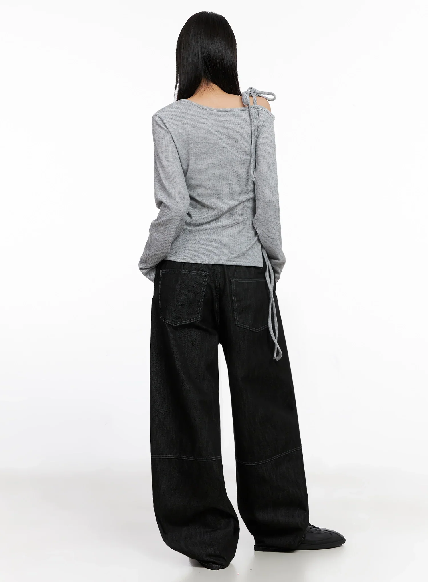 Asymmetric String Tie Top IS515 - Image 8