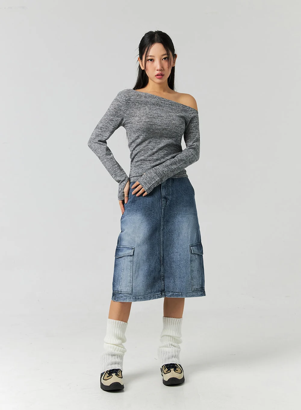 Asymmetrical One-Shoulder Top CO323 - Image 3