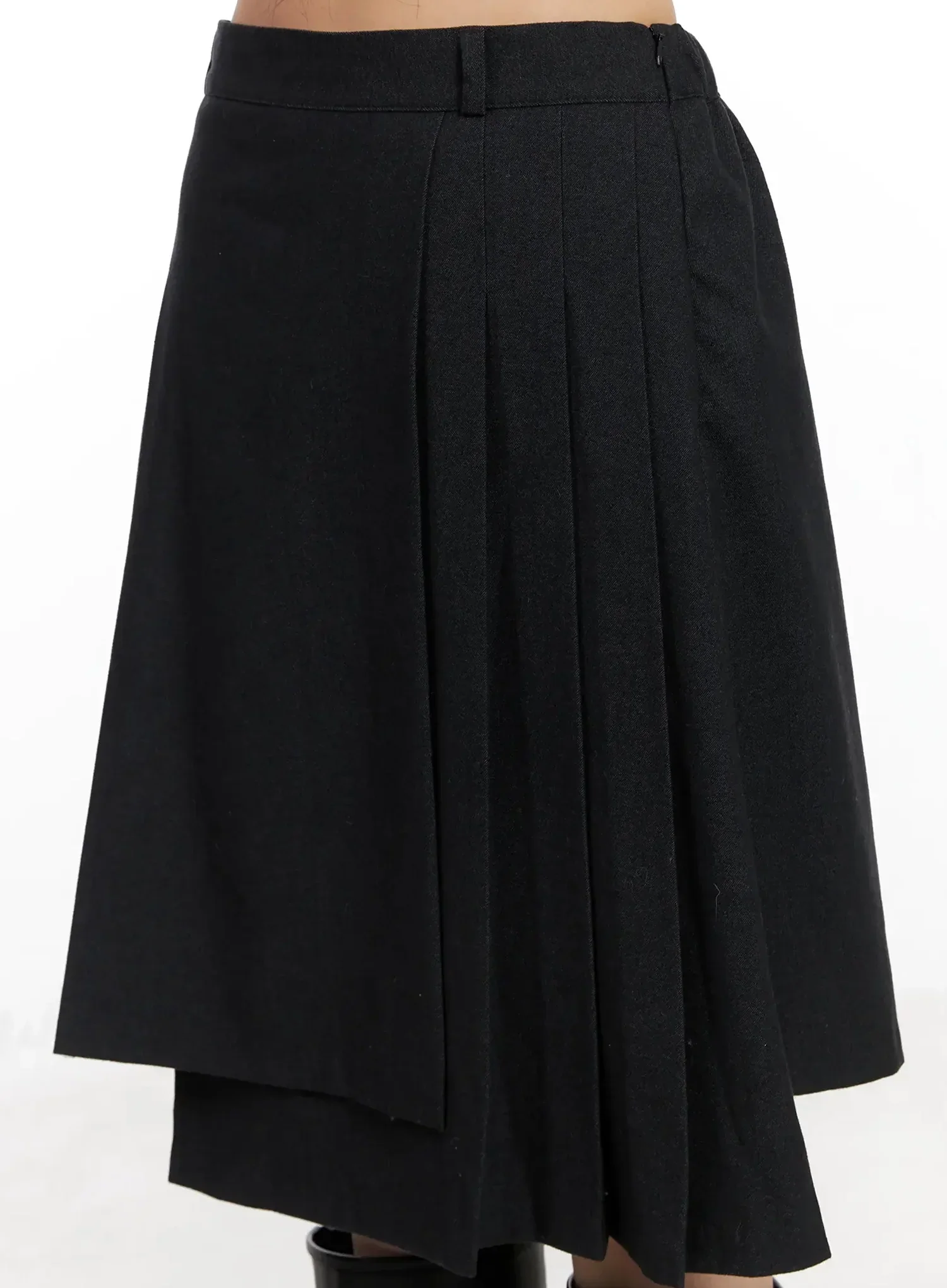Asymmetrical Pleated Midi Skirt IN528 - Image 5