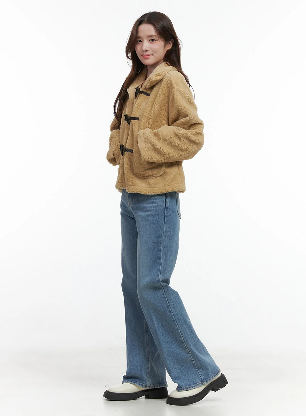 Aubrey Washed Classic Straight-Fit Jeans OO421 - Image 2