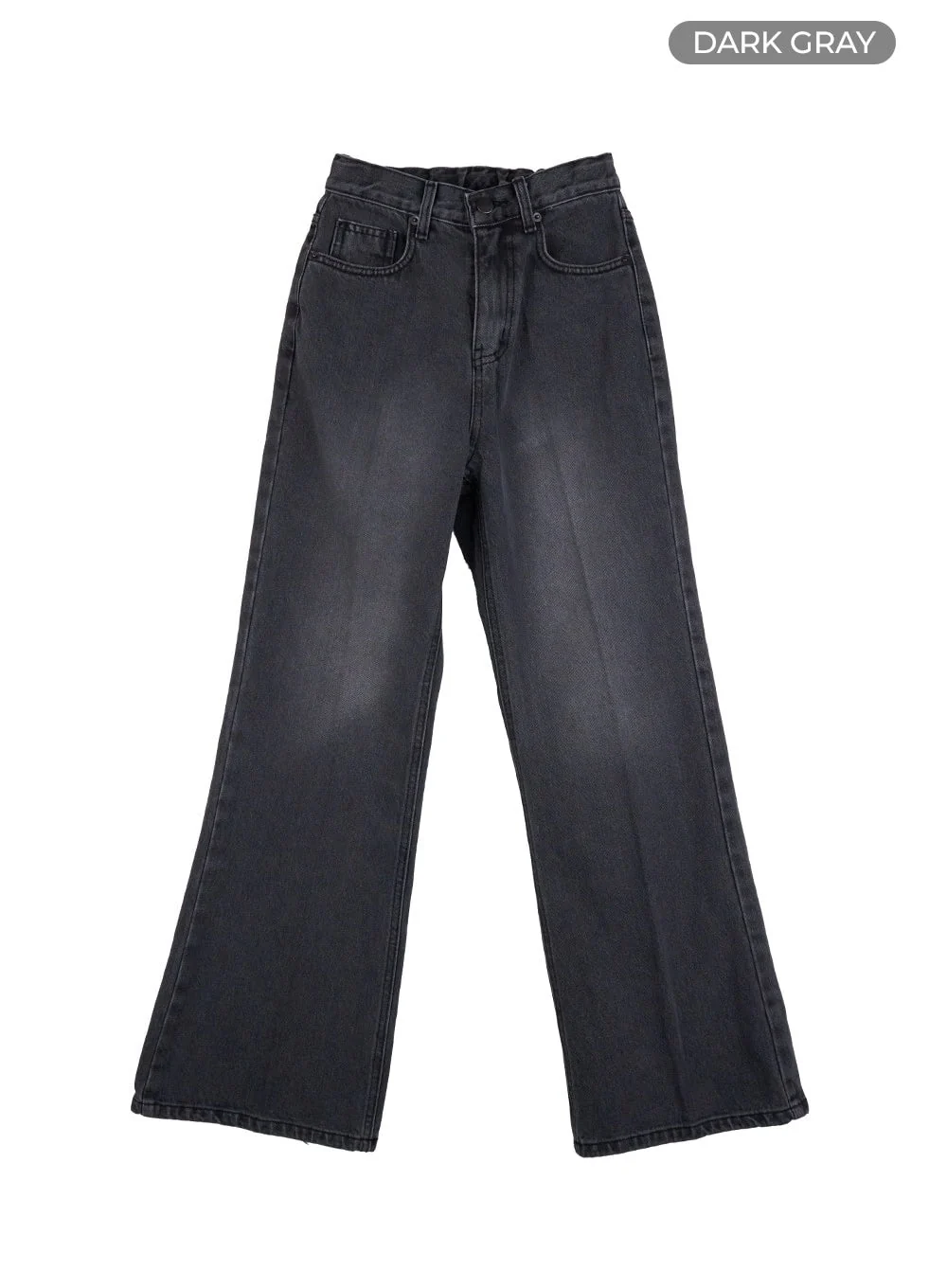 Aubrey Washed Classic Straight-Fit Jeans OO421 - Image 9