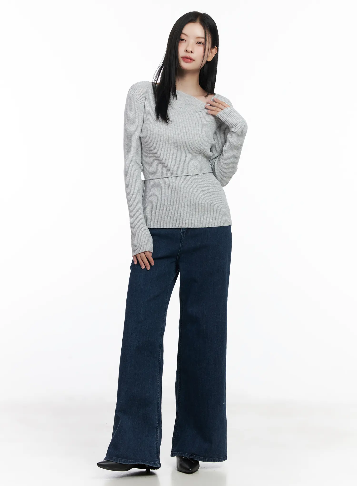 Averie High Waist Wide-Leg Jeans CJ520 - Image 2