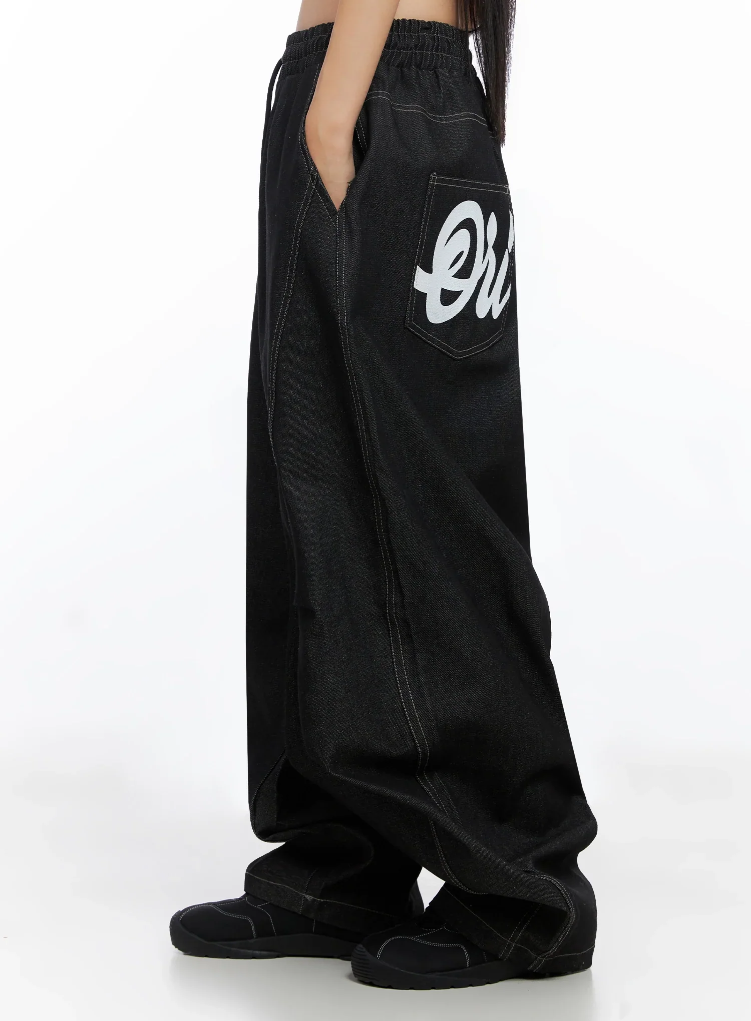 Ayra Graphic Baggy Jeans IO516 - Image 10