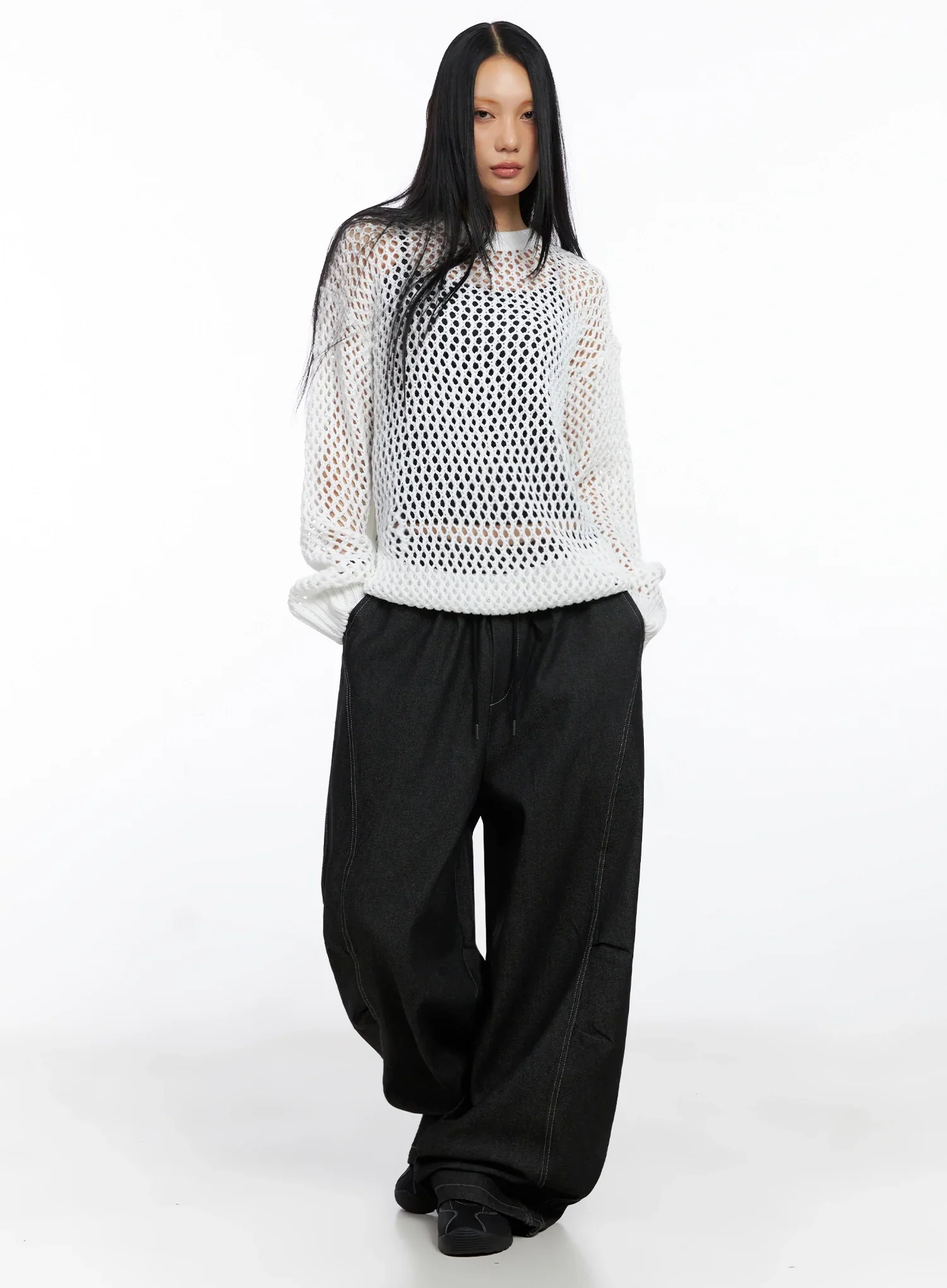 Ayra Graphic Baggy Jeans IO516 - Image 11