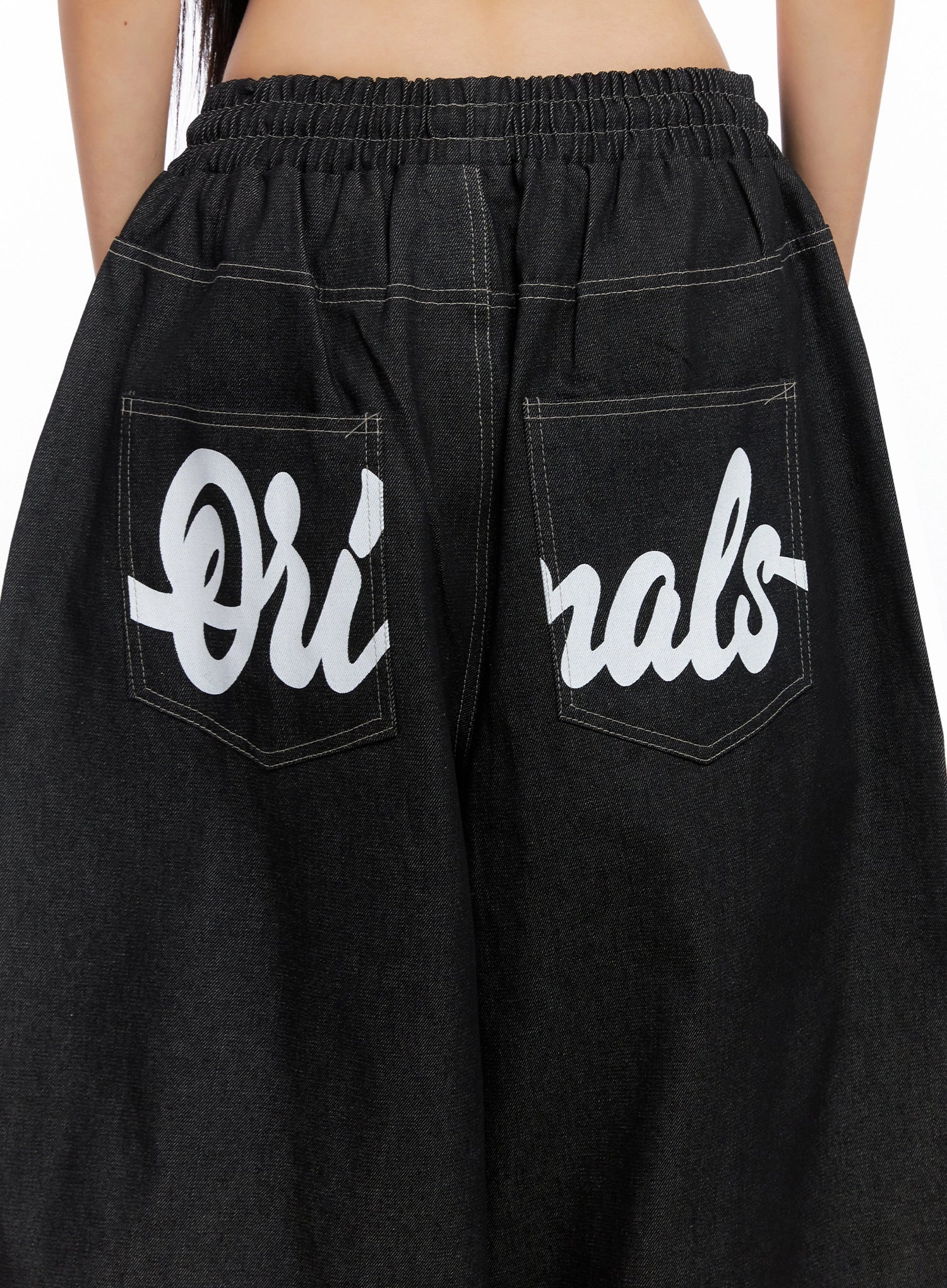Ayra Graphic Baggy Jeans IO516 - Image 2